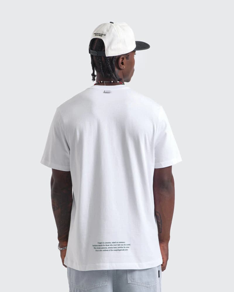 Camiseta Blanca Regular Break The Frame - imagen 3