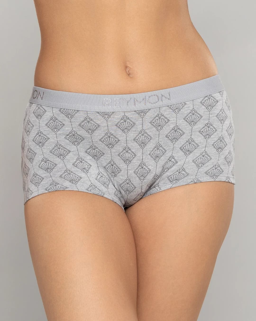 Boxer Femenino Tiro Alto en Algodón Estampado Ref. 8017 - imagen 5