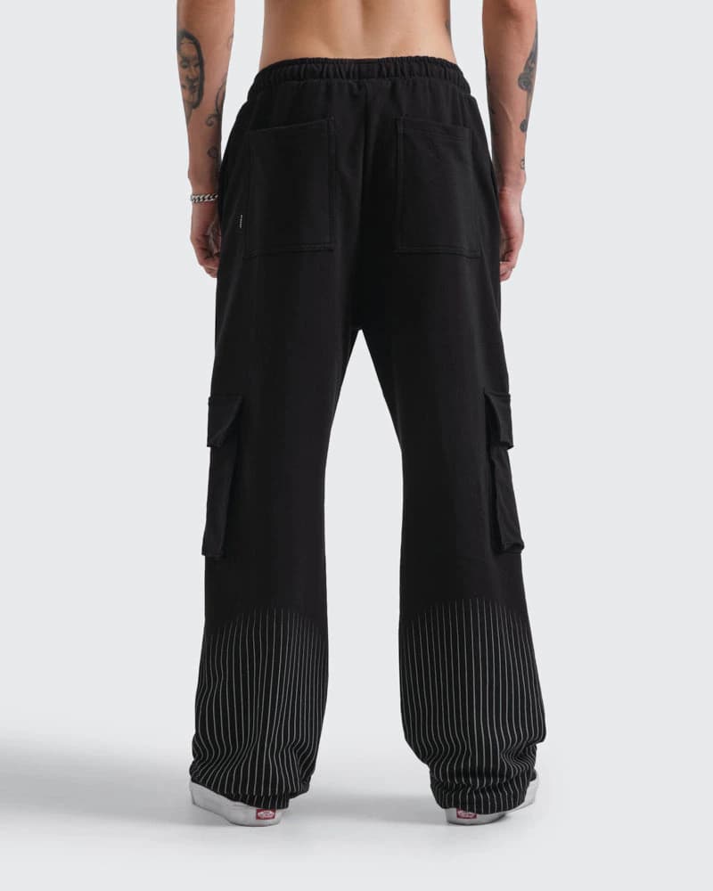 Sudadera Negra Pinstripe Utility - imagen 5