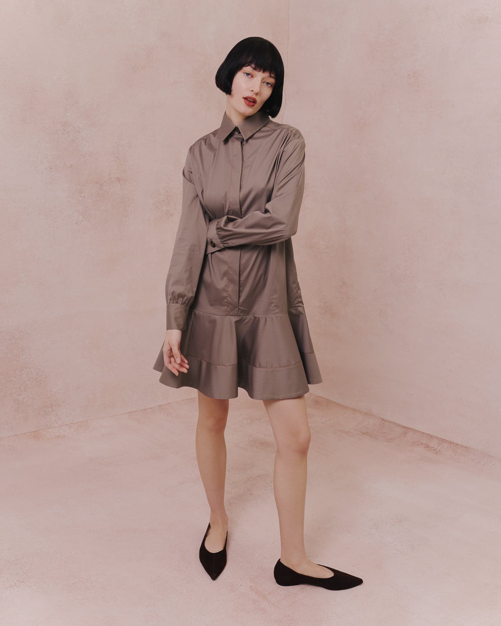 Cotton Shirt Dress
