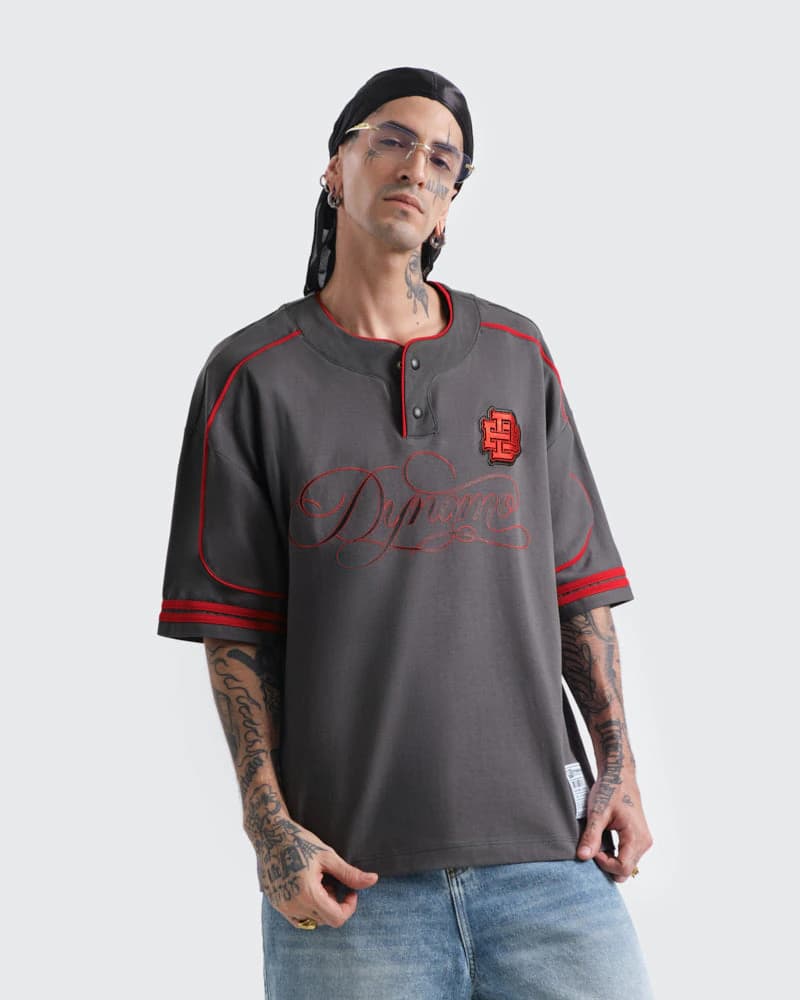 Camiseta Gris Oversize Dream Jersey - imagen 1