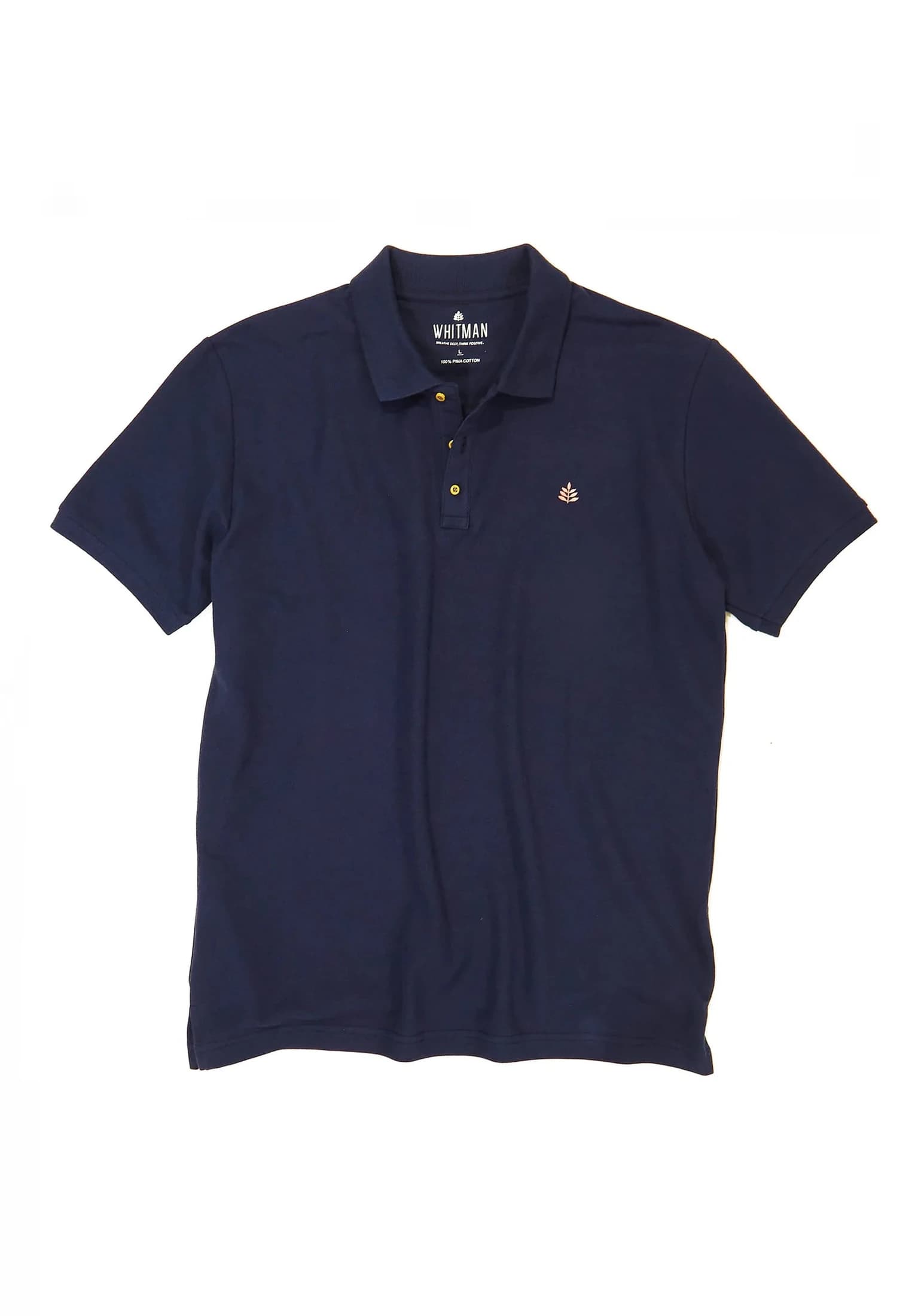 Camiseta Tipo Polo Azul Osc - imagen 1