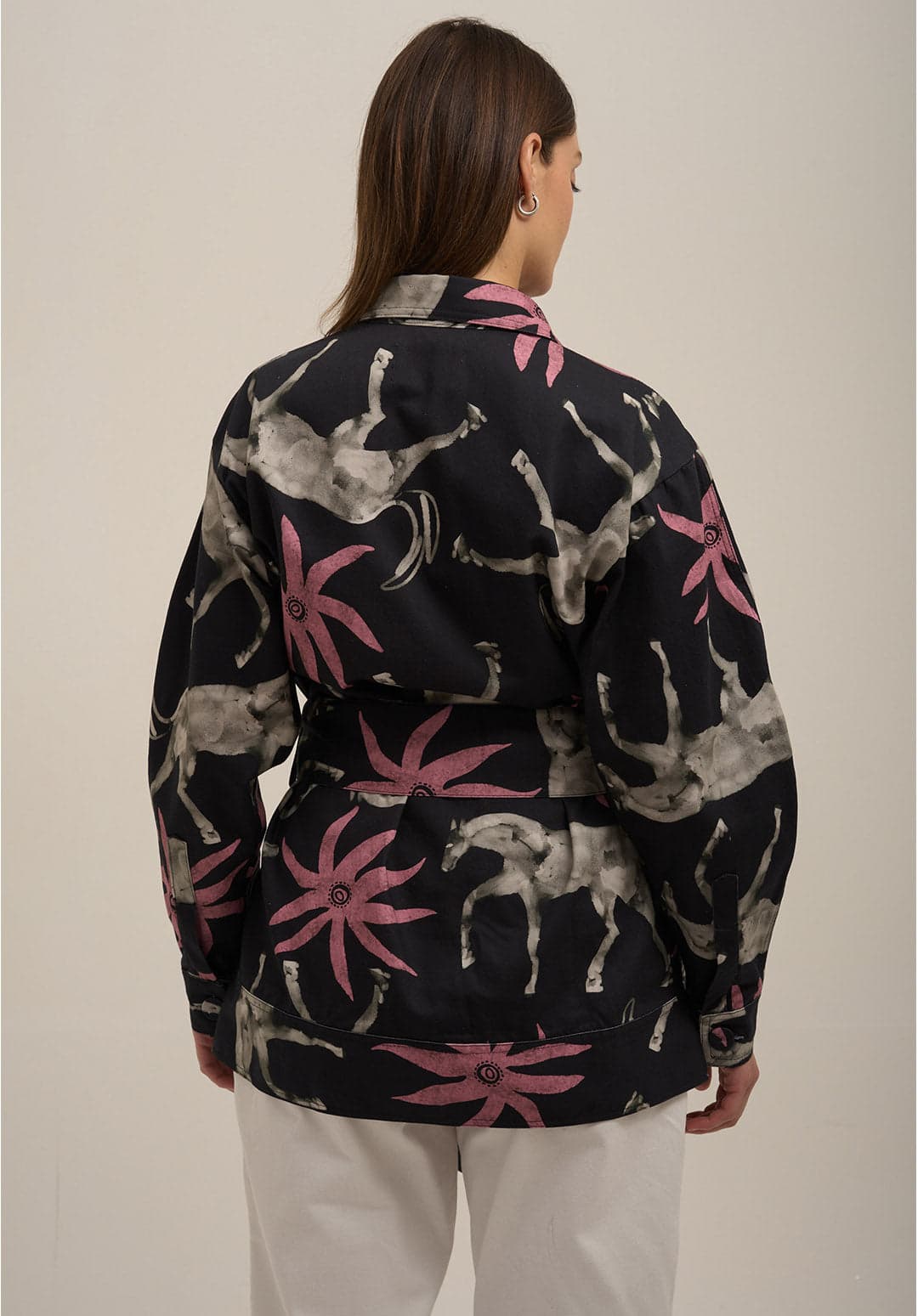 Chaqueta Estela Negro Rosa - imagen 6