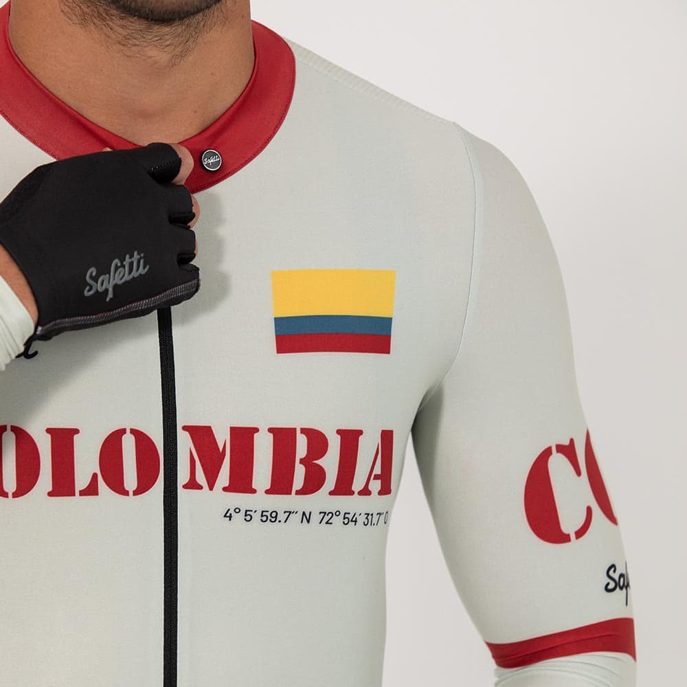 CAMISA CICLISMO MANGA LARGA COLOMBIA 51 PARA HOMBRE - imagen 4