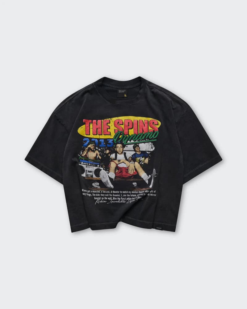 Camiseta Gris Boxy The Spins - imagen 3