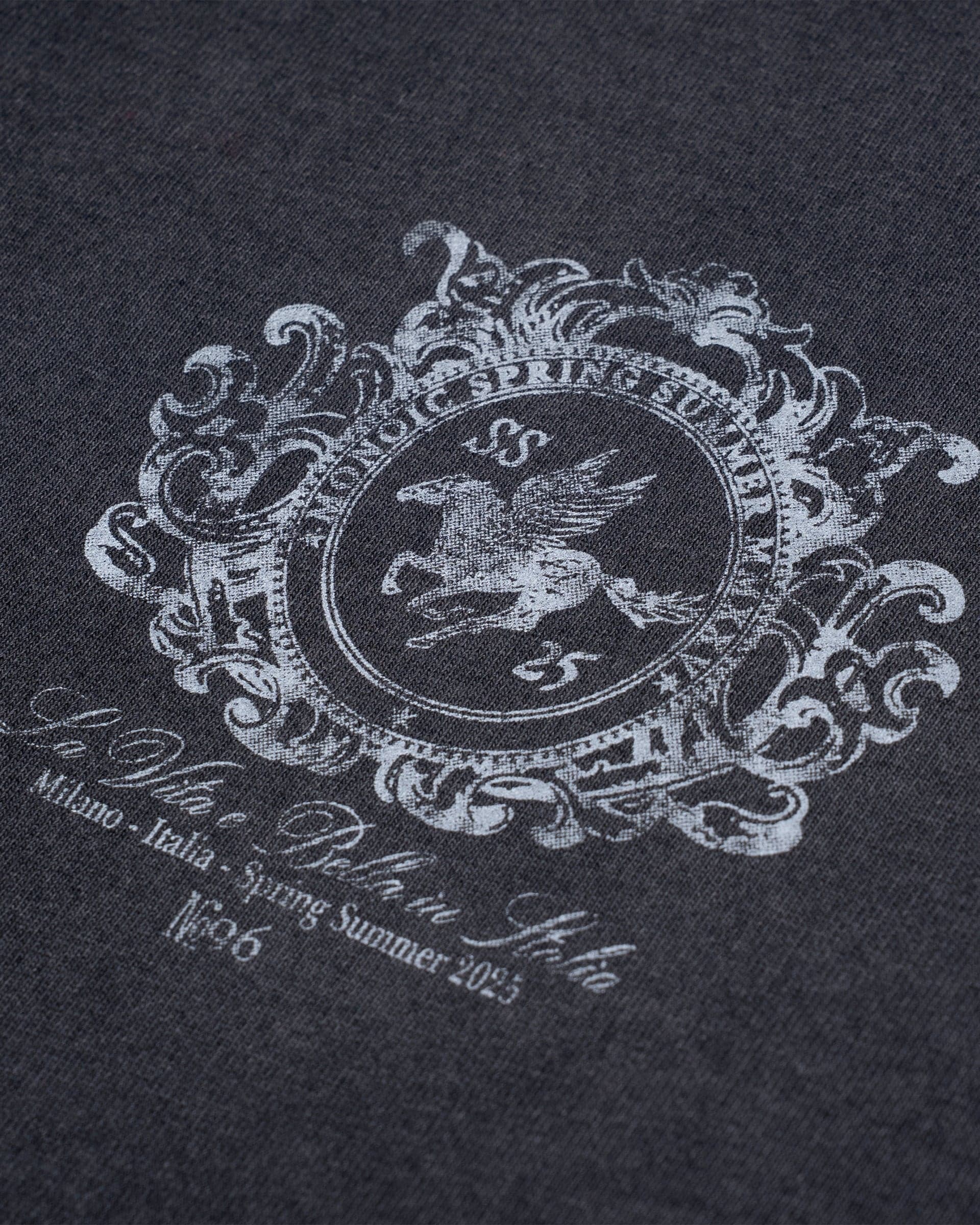 Camiseta Oversized Cavallo - Negro Desgastado - imagen 7