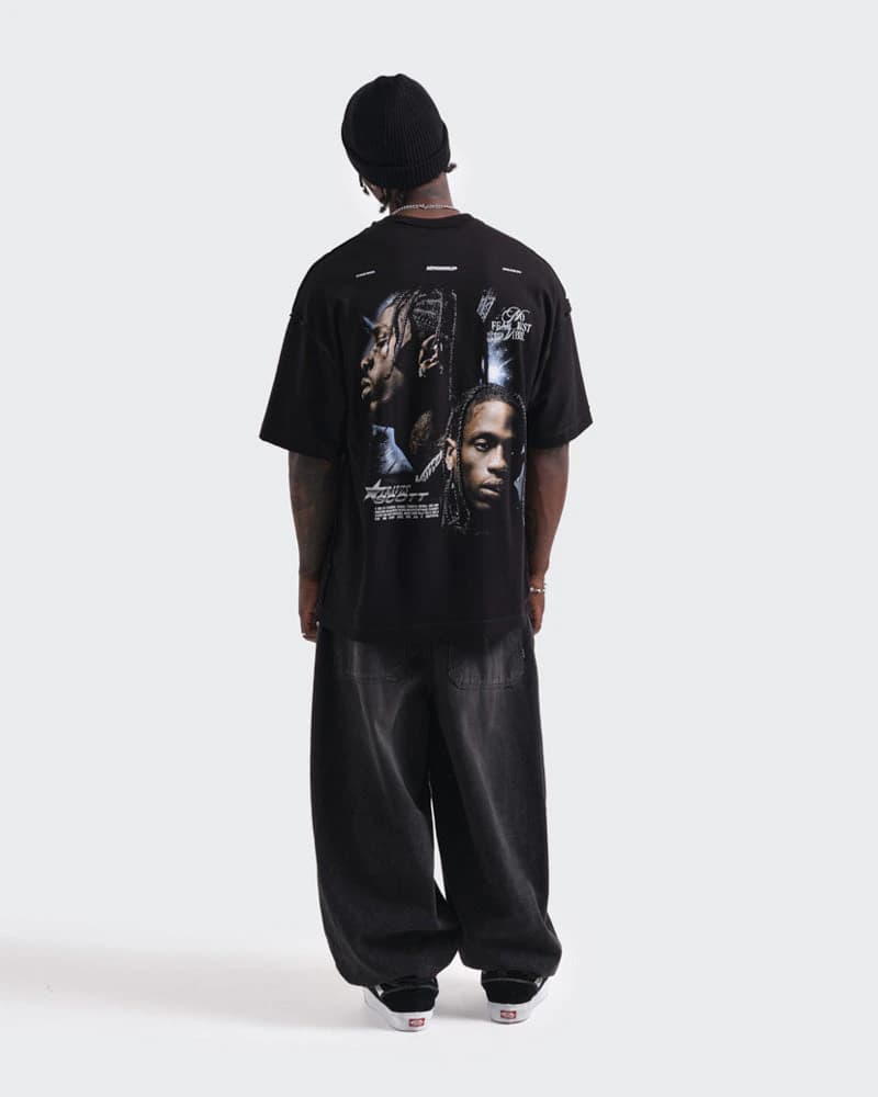 Camiseta Negra Oversize Night Vision - imagen 7