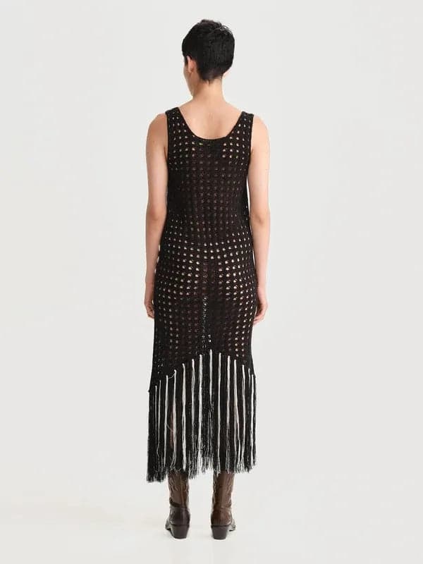 Vestido Vacaciones Negro - imagen 4