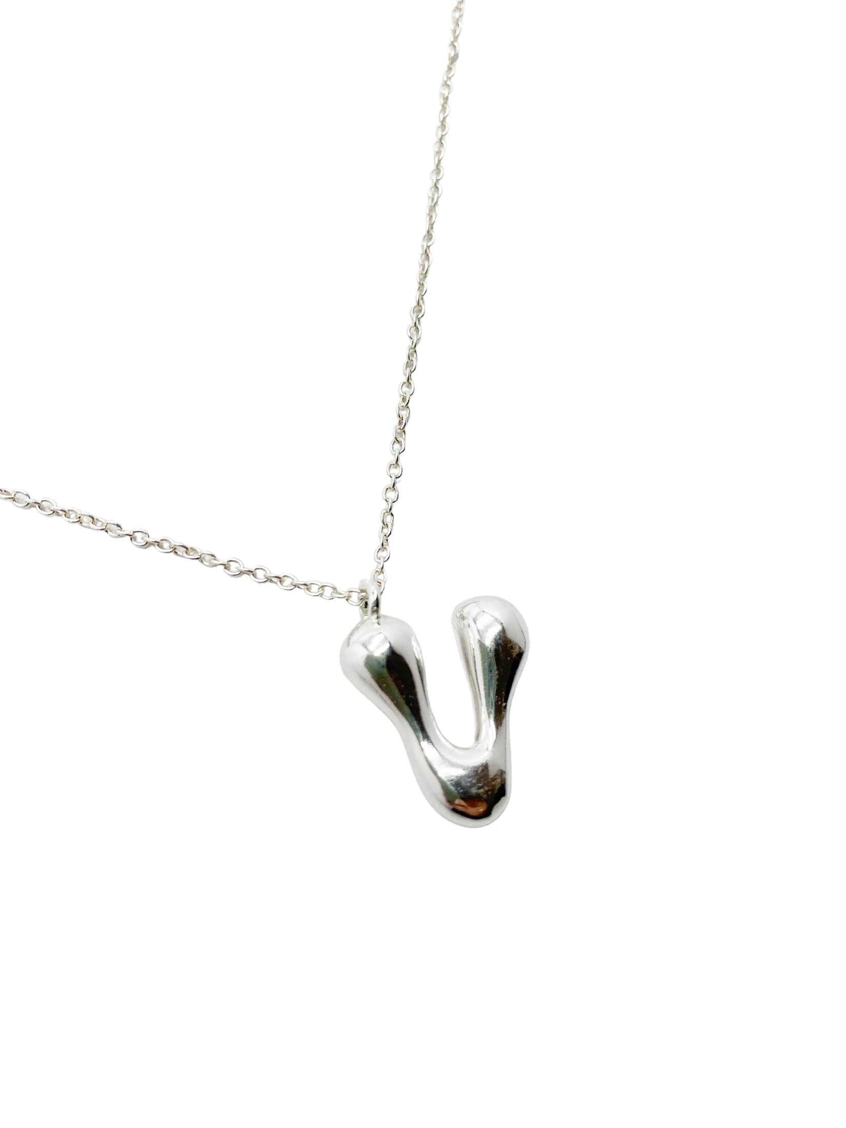 cadena letra cosmic water silver - imagen 19
