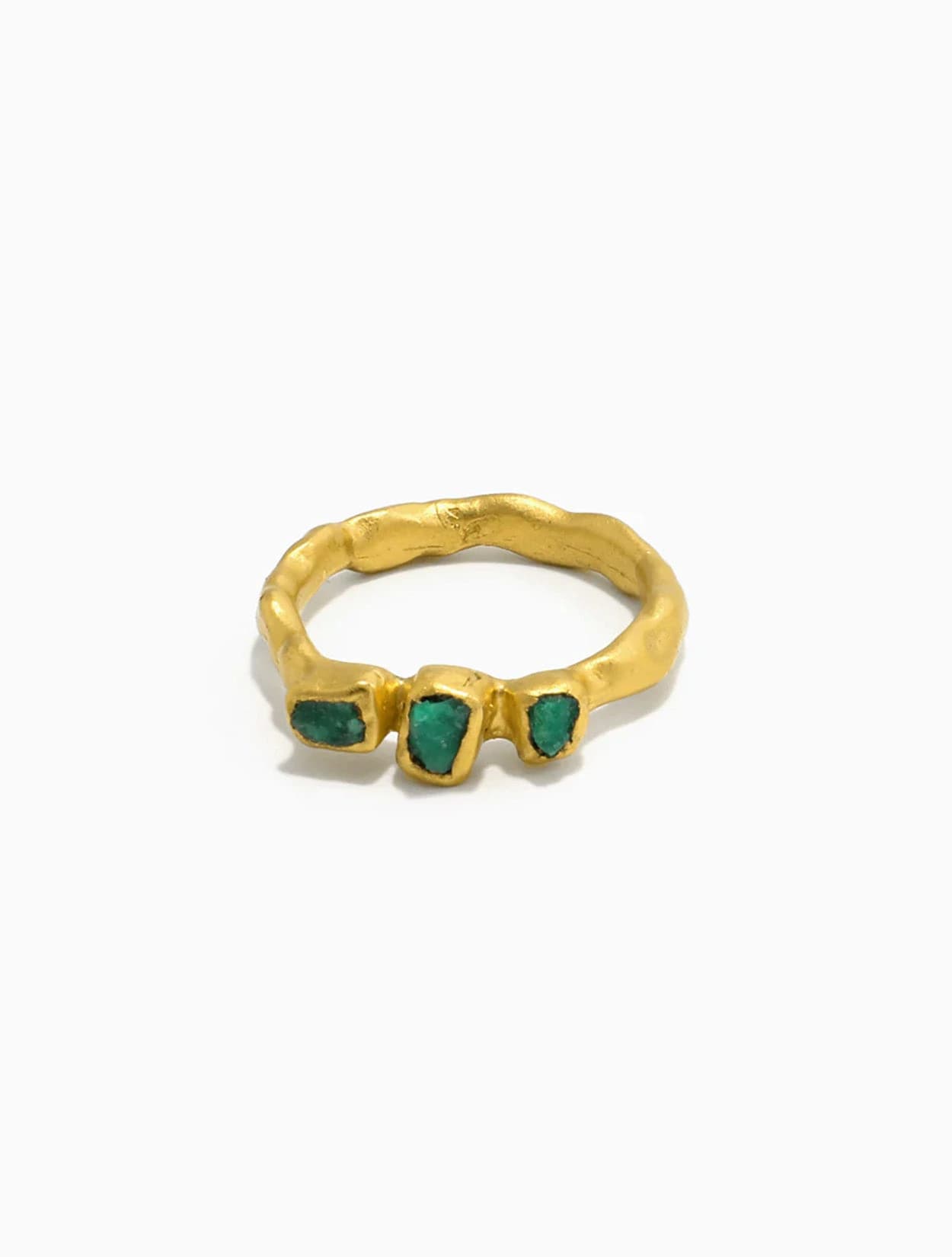 ANILLO MAYA DE 3 PIEDRAS - imagen 1
