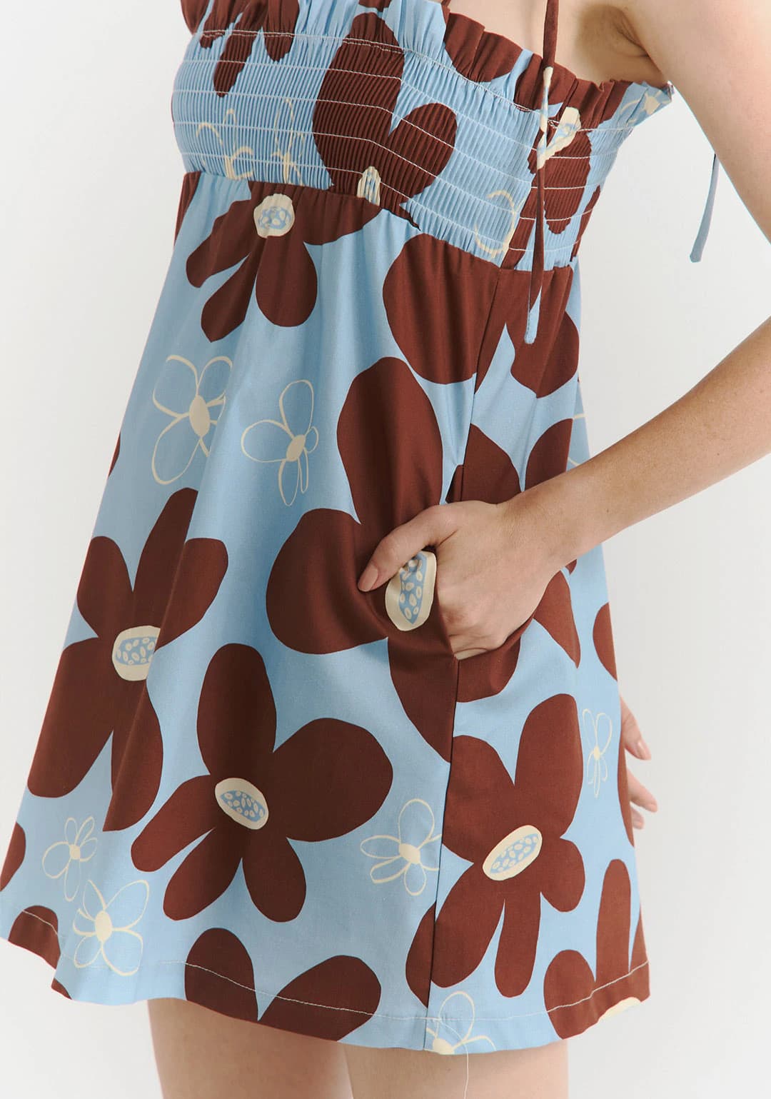 Mini Vestido Daisy Blue - imagen 2