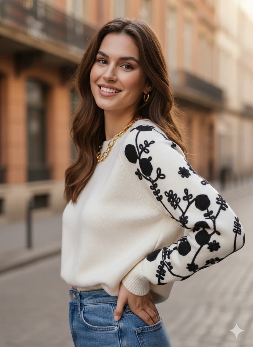 SACO JARDIN DE CROCHET