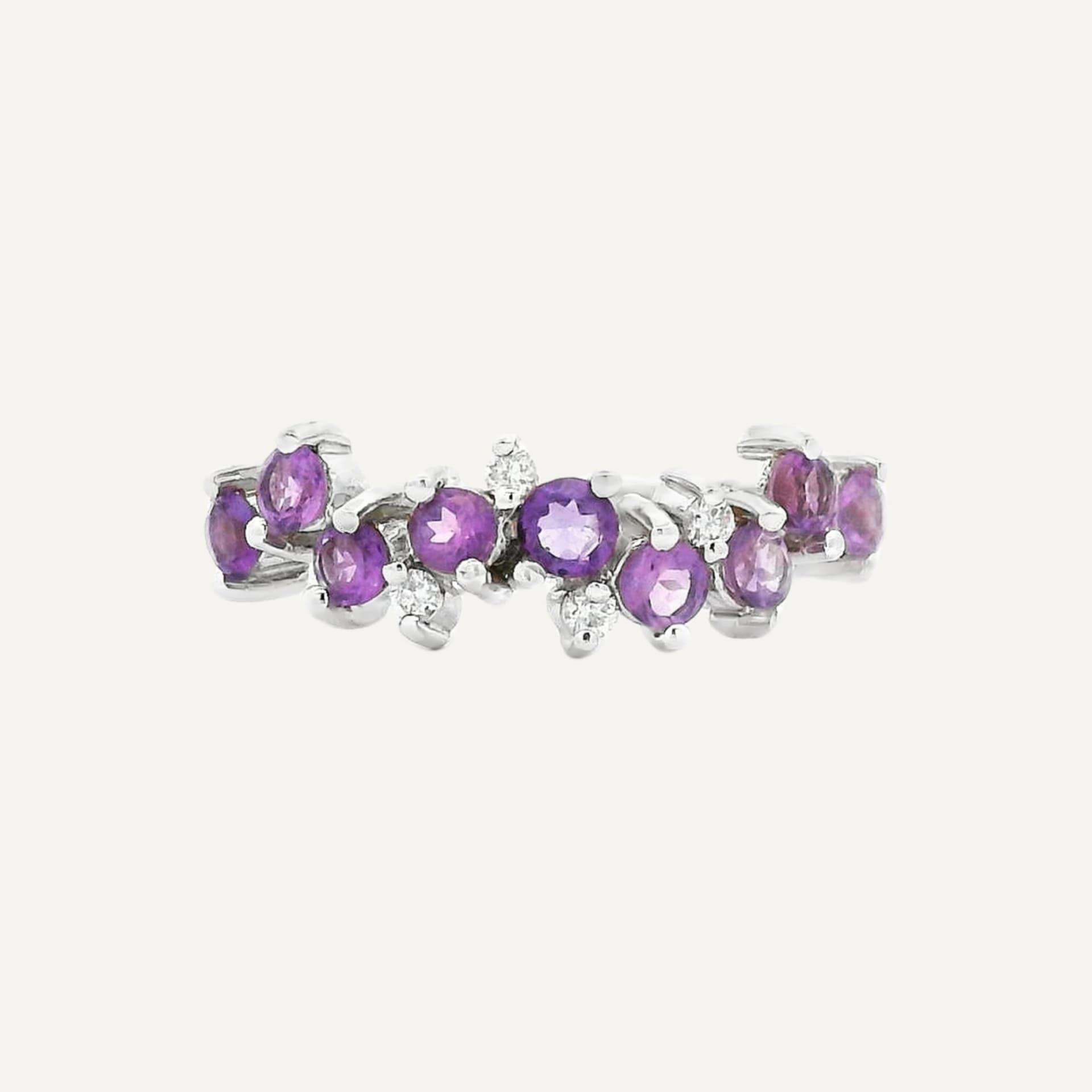 Anillo Zigzag Semipreciosas - imagen 7