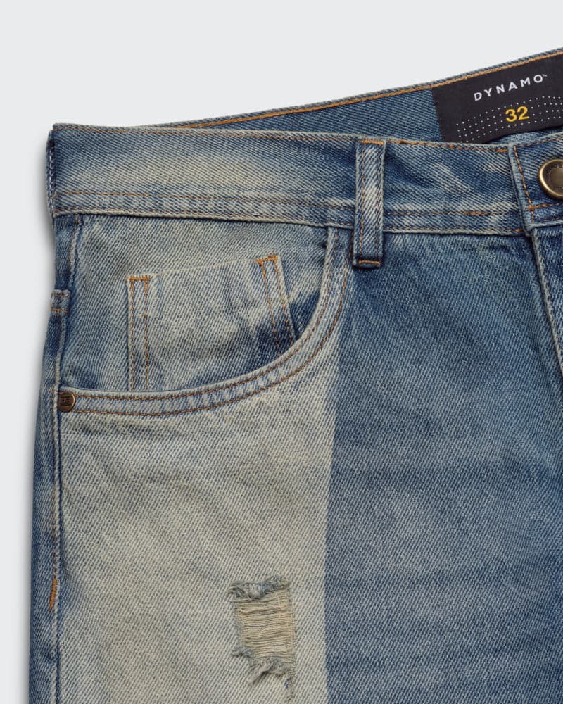 Jeans Azul Regular Distressed - imagen 2