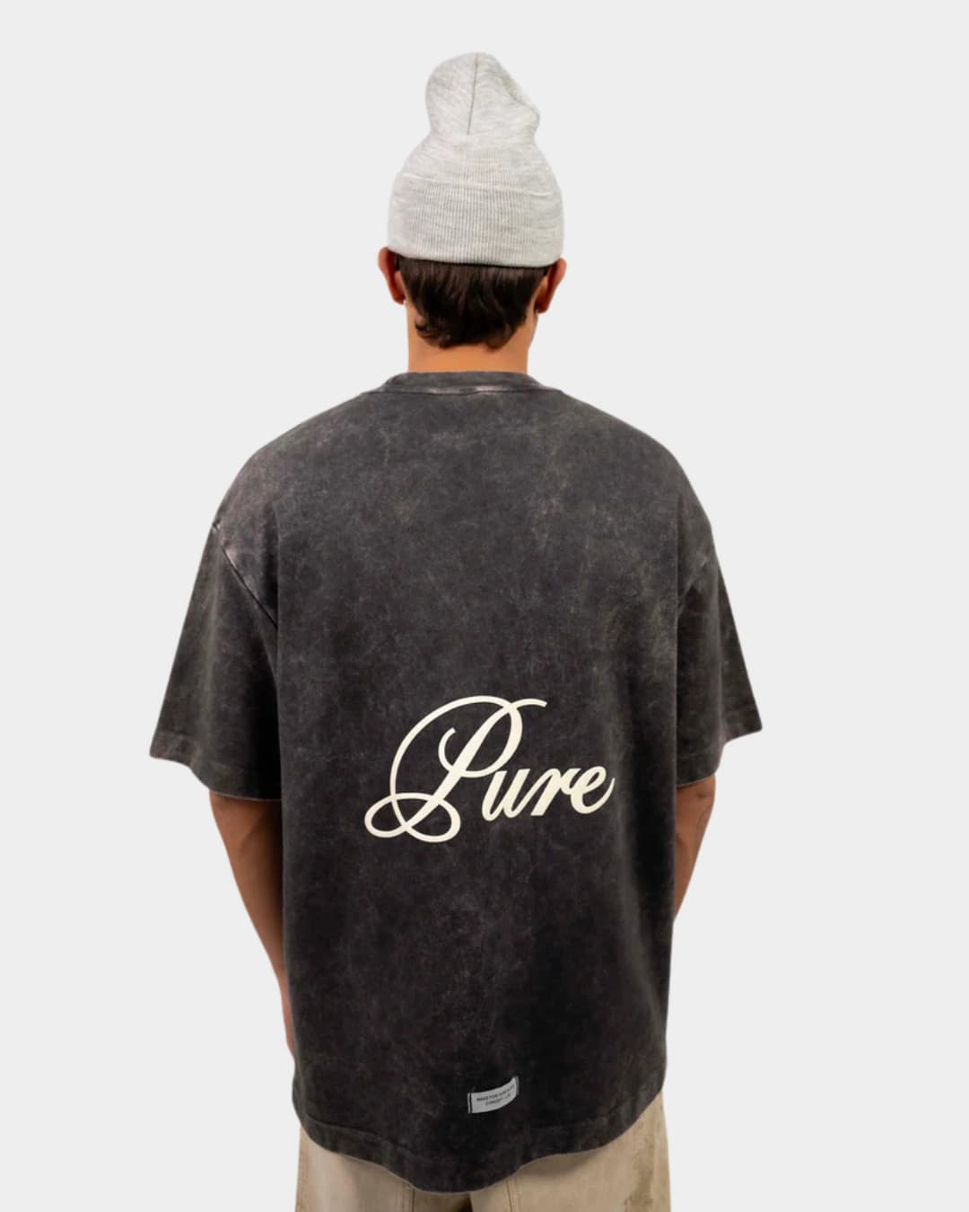 WASHED BLACK LOGO T-SHIRT - imagen 2