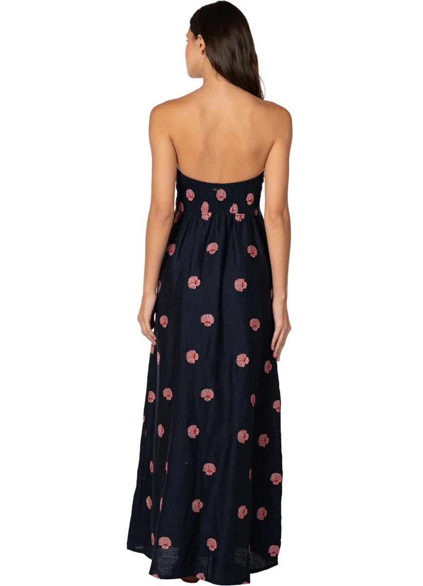 Maaji Sea Shells Crimson Long Dress - imagen 2
