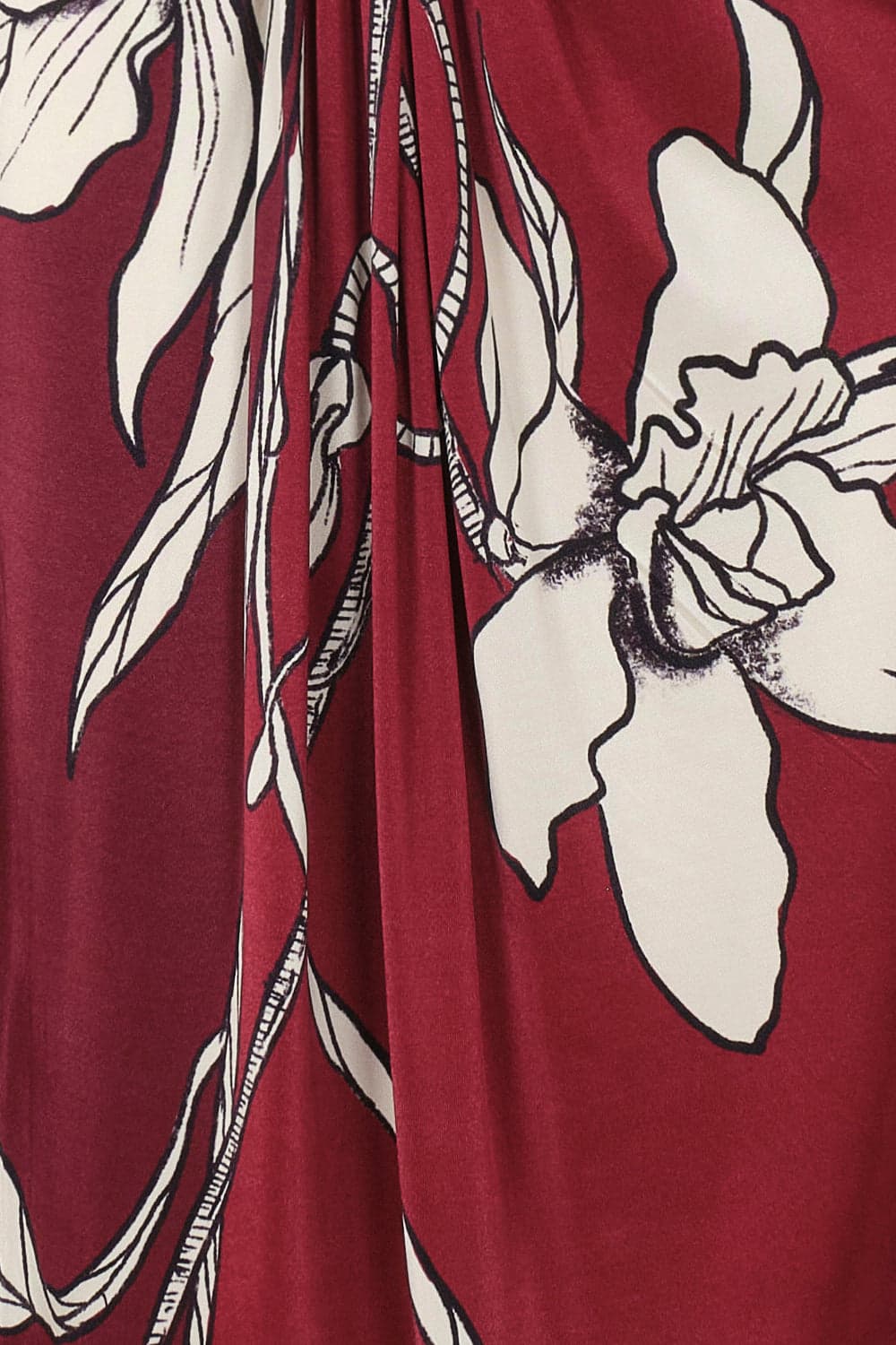 Vestido rossé vinotinto - imagen 3