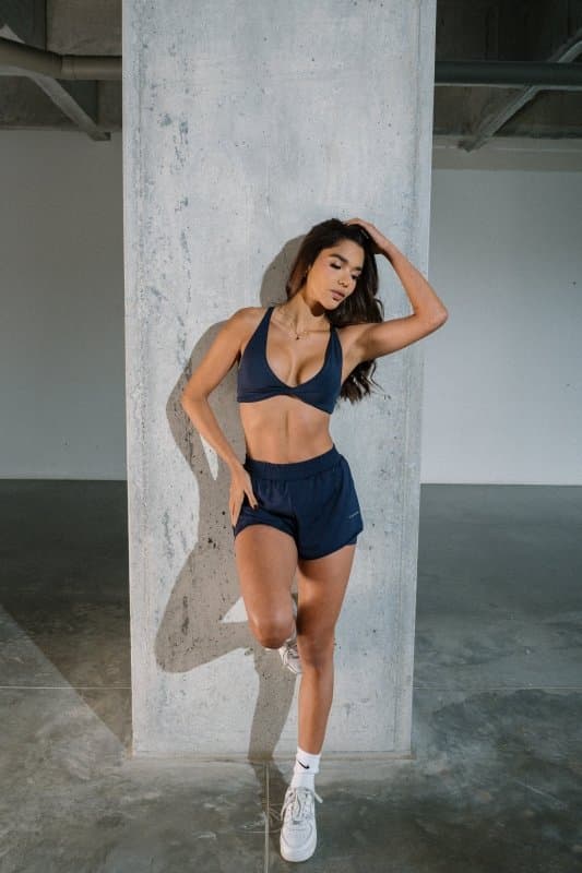 Half moon shorts Navy - imagen 3