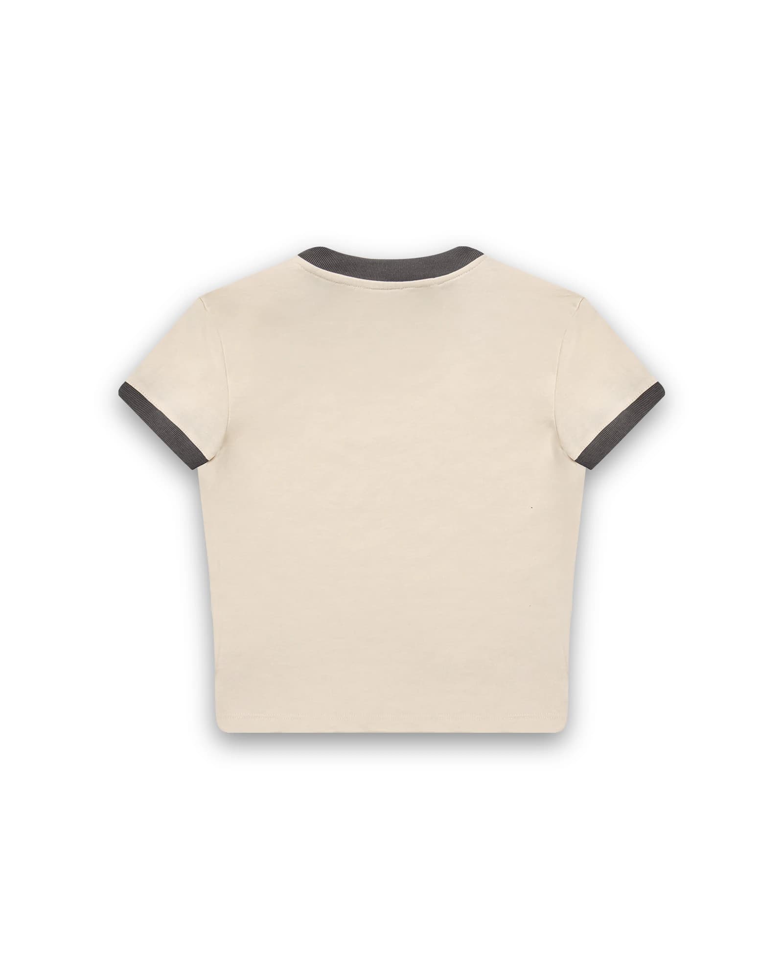 CAMISETA SLIM CON RIB MIGRACIONES NUDE - imagen 2