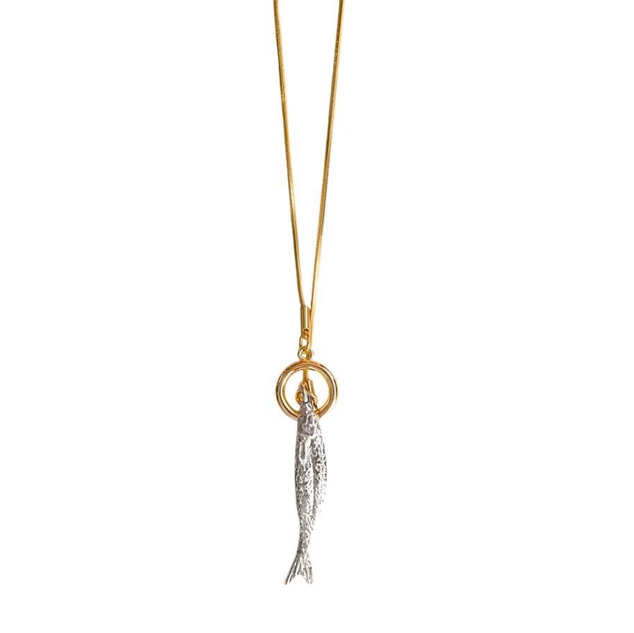 COLLAR SILVER FISH - imagen 1