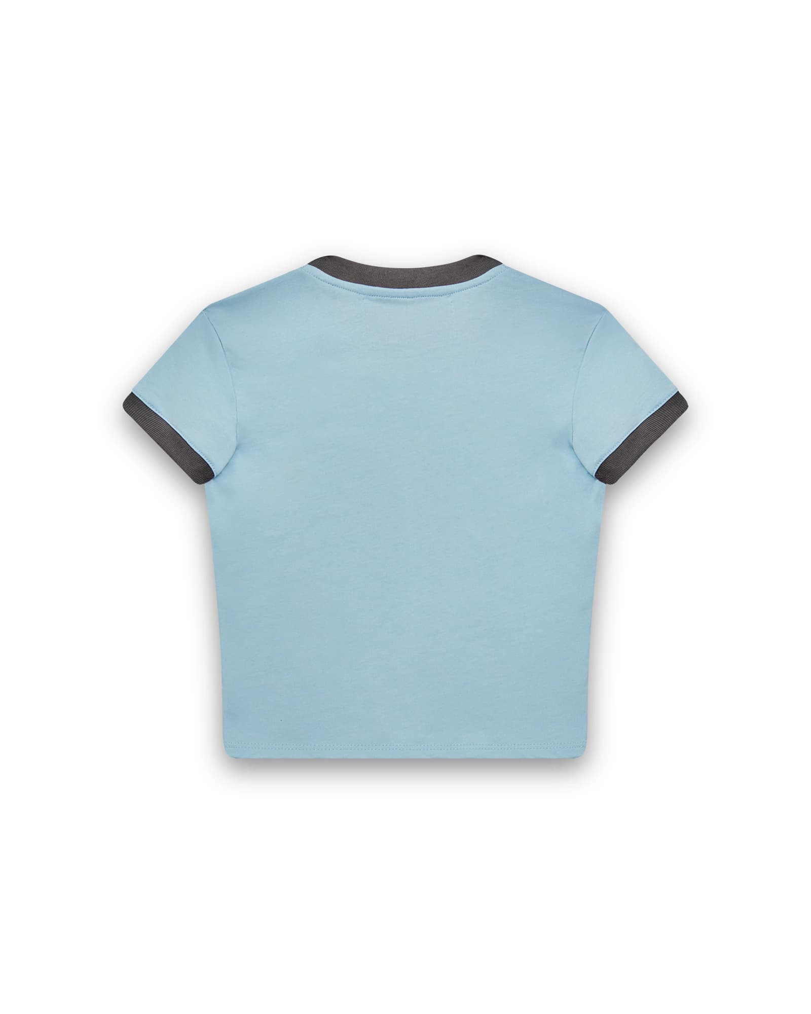 CAMISETA SLIM CON RIB MIGRACIONES AZUL - imagen 2