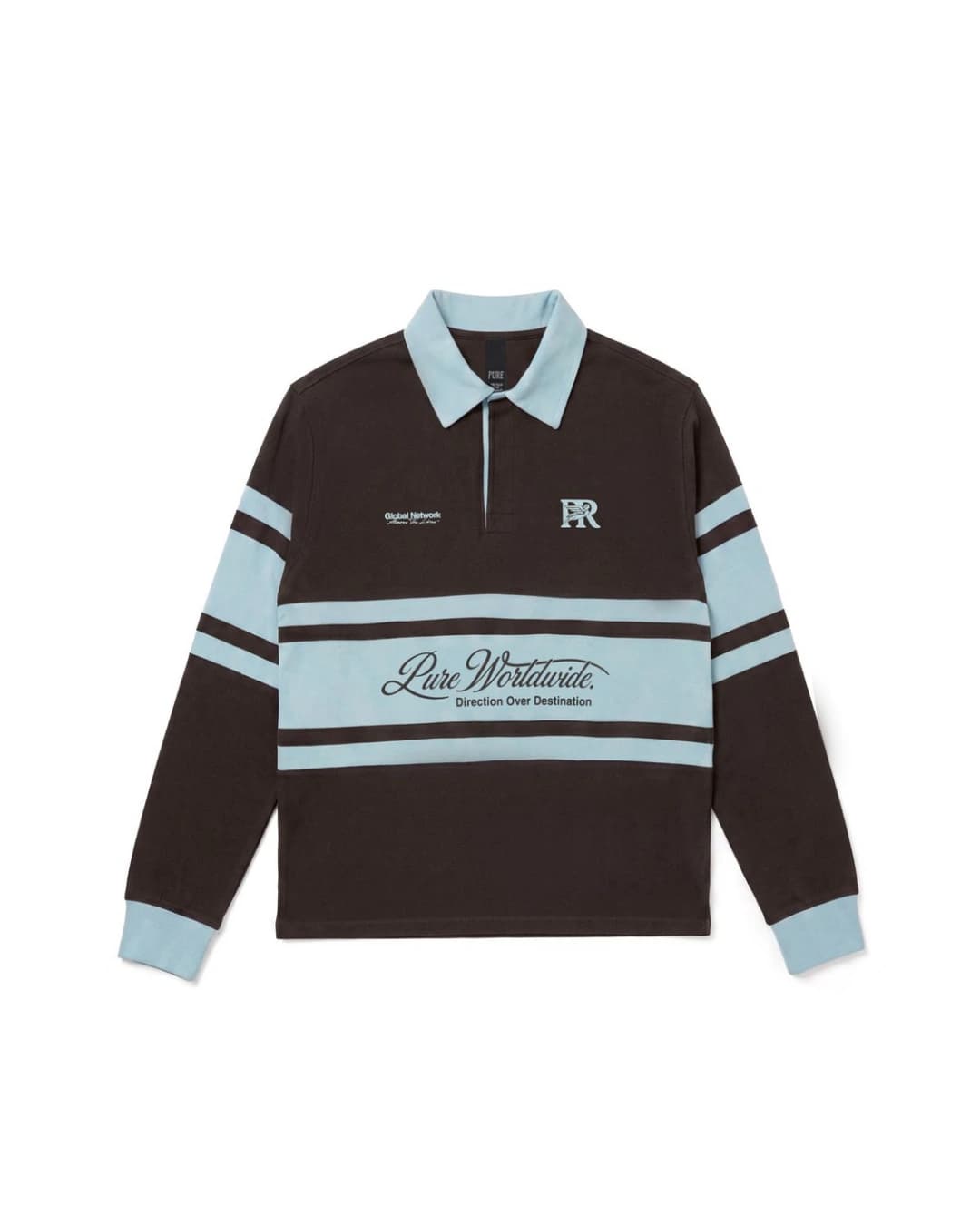 ACROSS THE LINES BROWN POLO - imagen 1