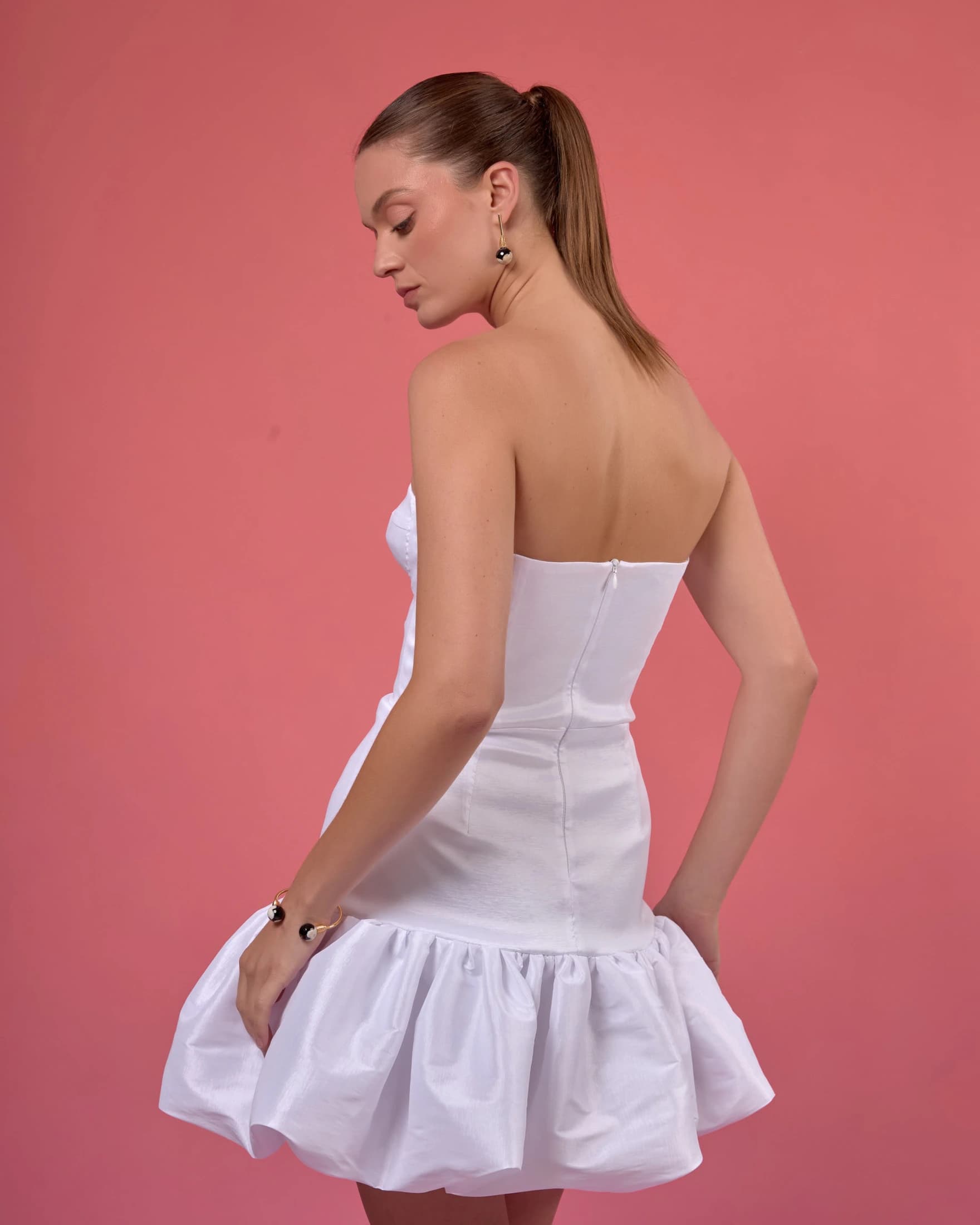 Vestido Estrella De Mar Blanco - imagen 2