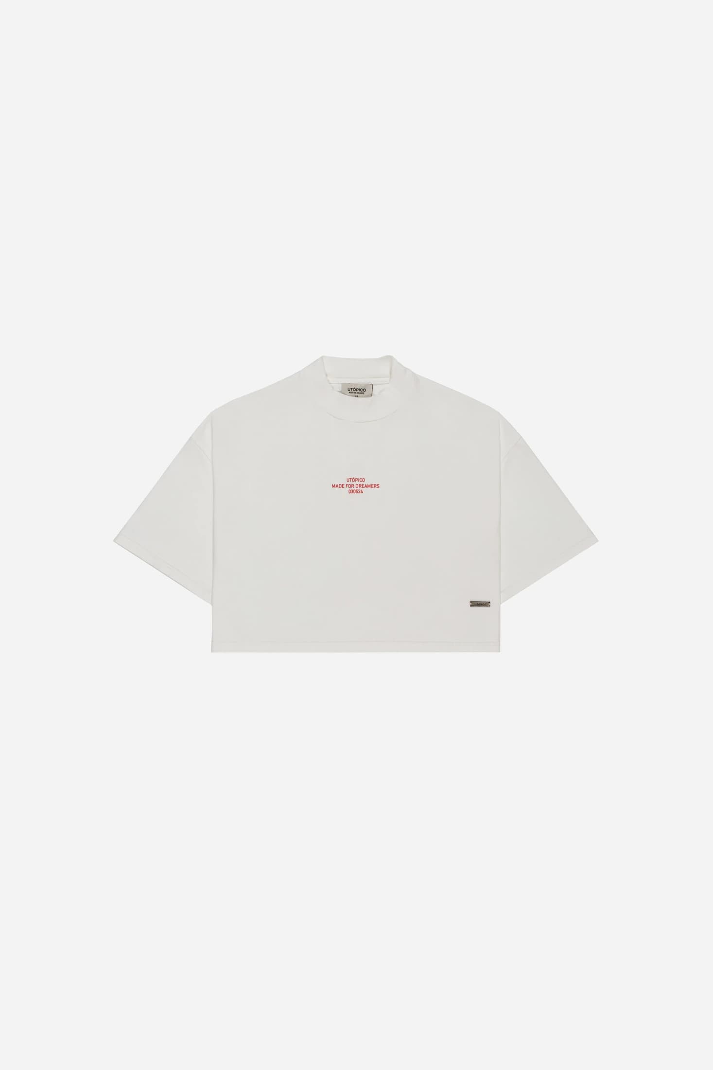 CAMISETA  CROPPED - MARFIL - imagen 1