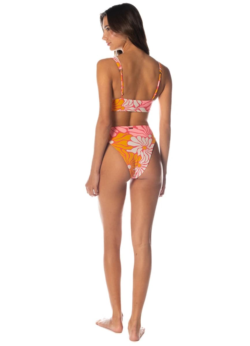 Maaji Dali Flowers Donna Sporty Bralette Bikini Top - imagen 5