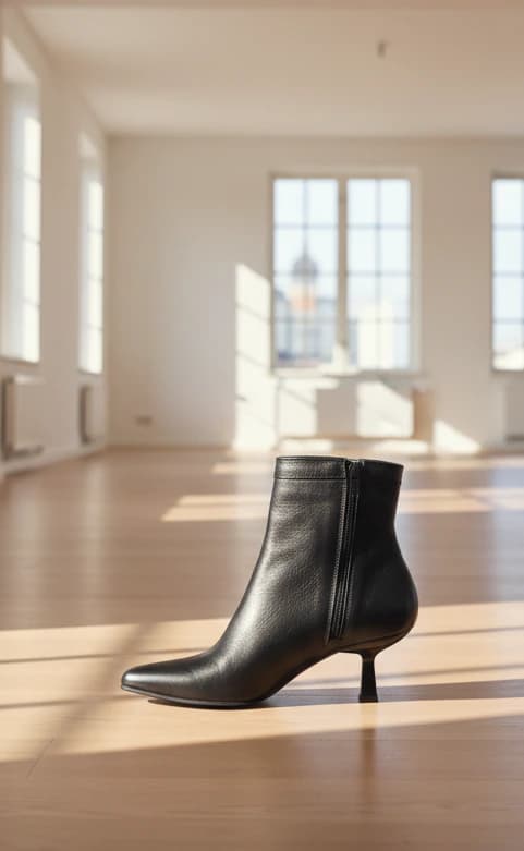 Botin Felice cuero Napa Negro - imagen 3