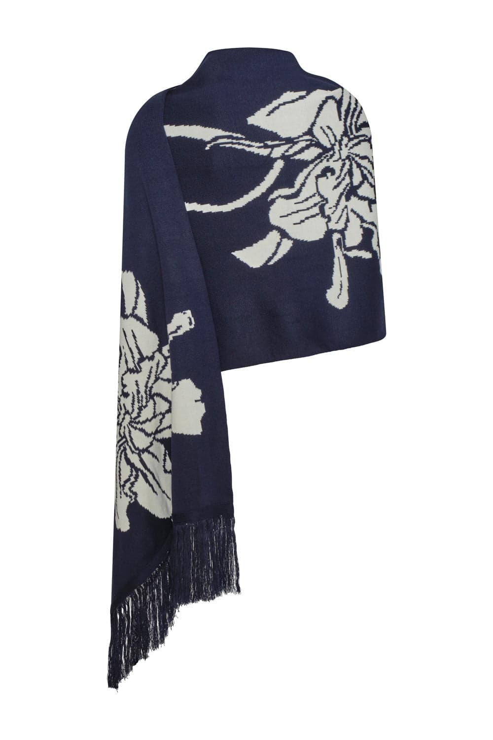 Bufanda yu moon azul natural - imagen 2