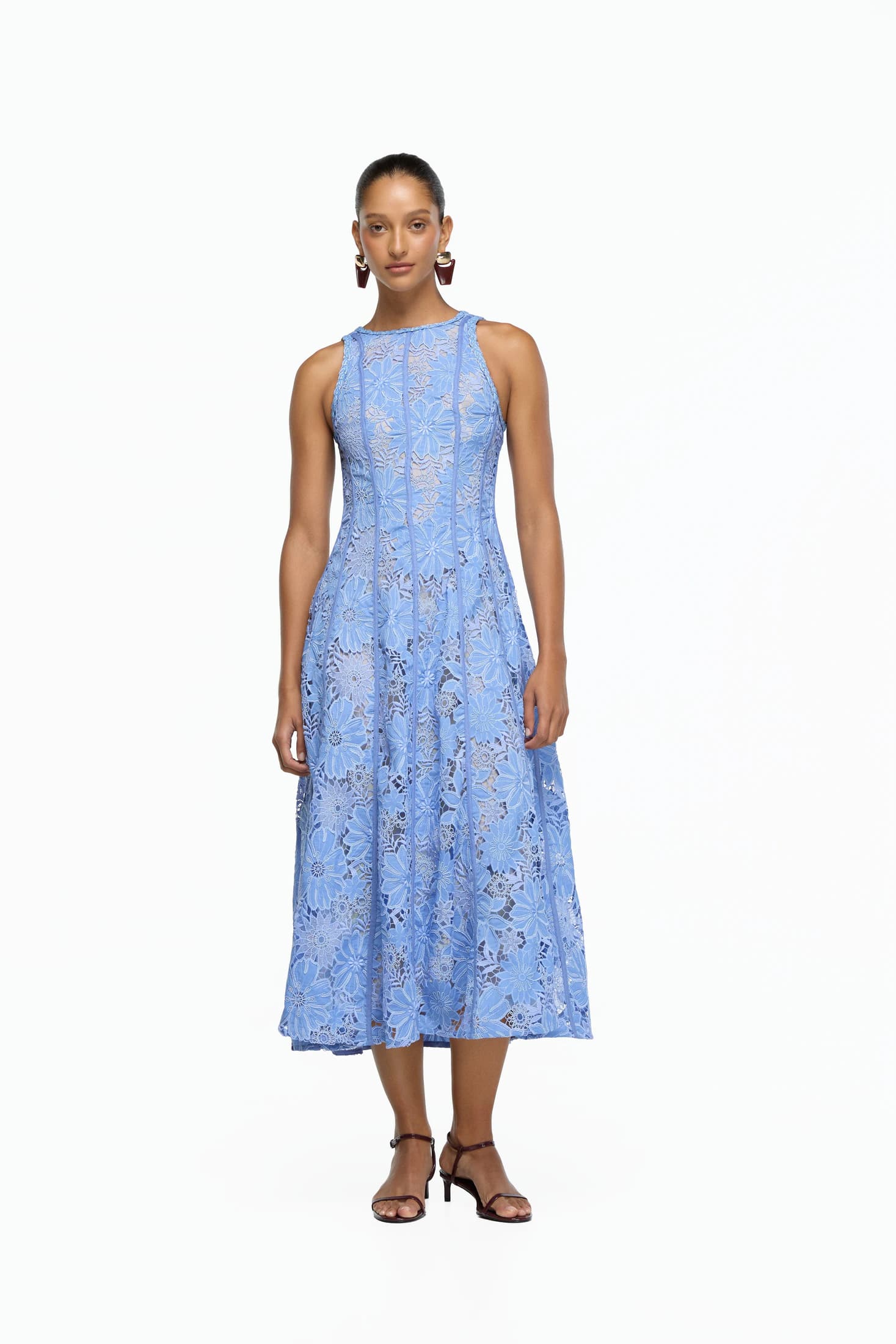 ANTOINETTE MIDI DRESS BLUE