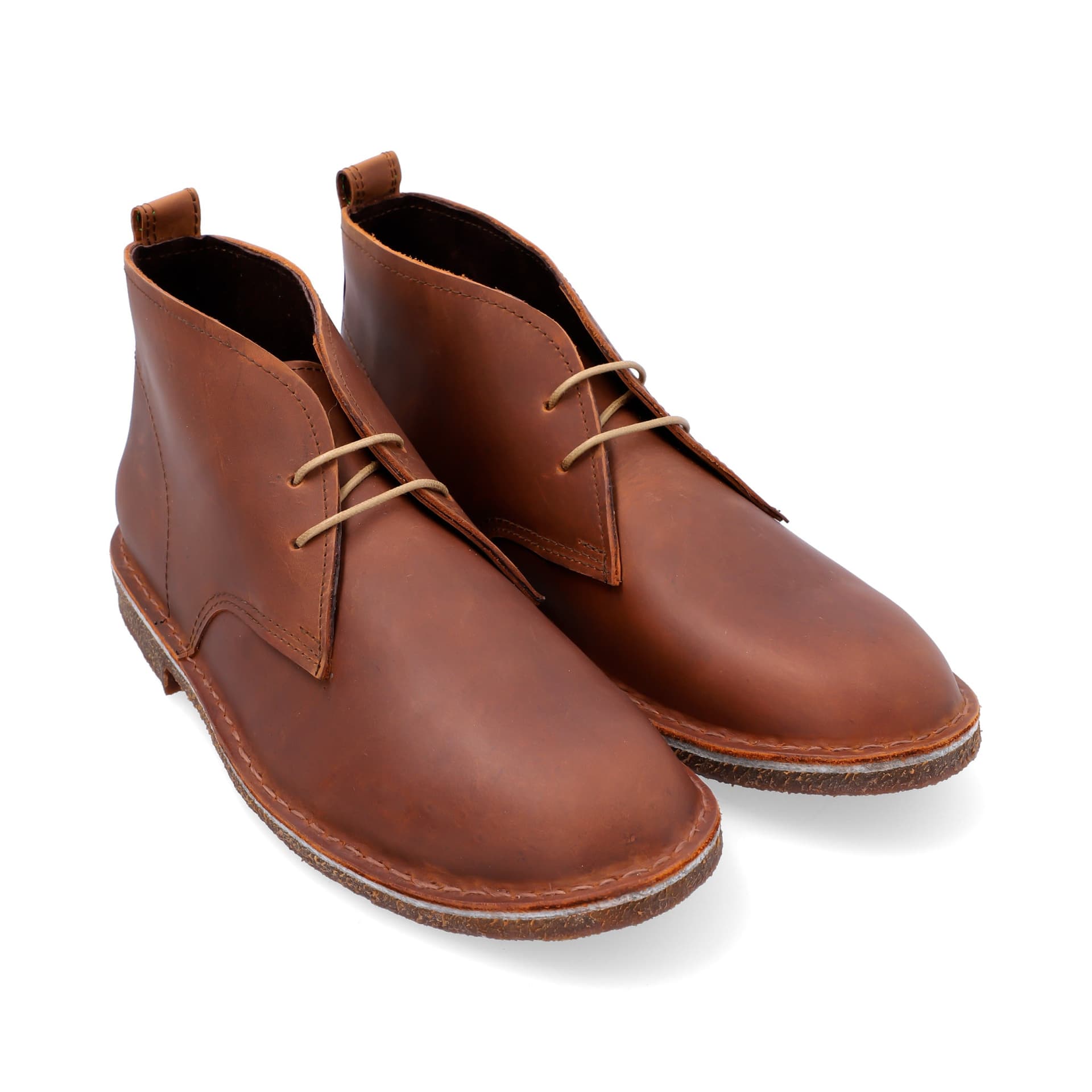 Botas Desert Hombre Cuero Graso Cafe Botas Hombre - imagen 1