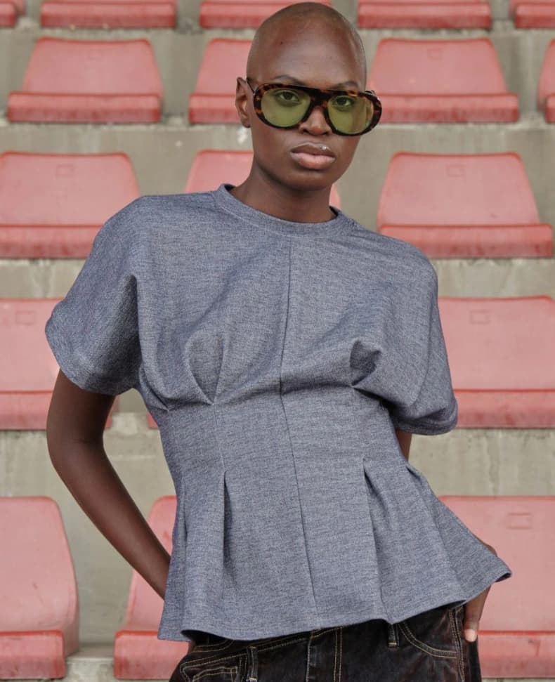 BLUSA VOLUME PEPLUM - imagen 1