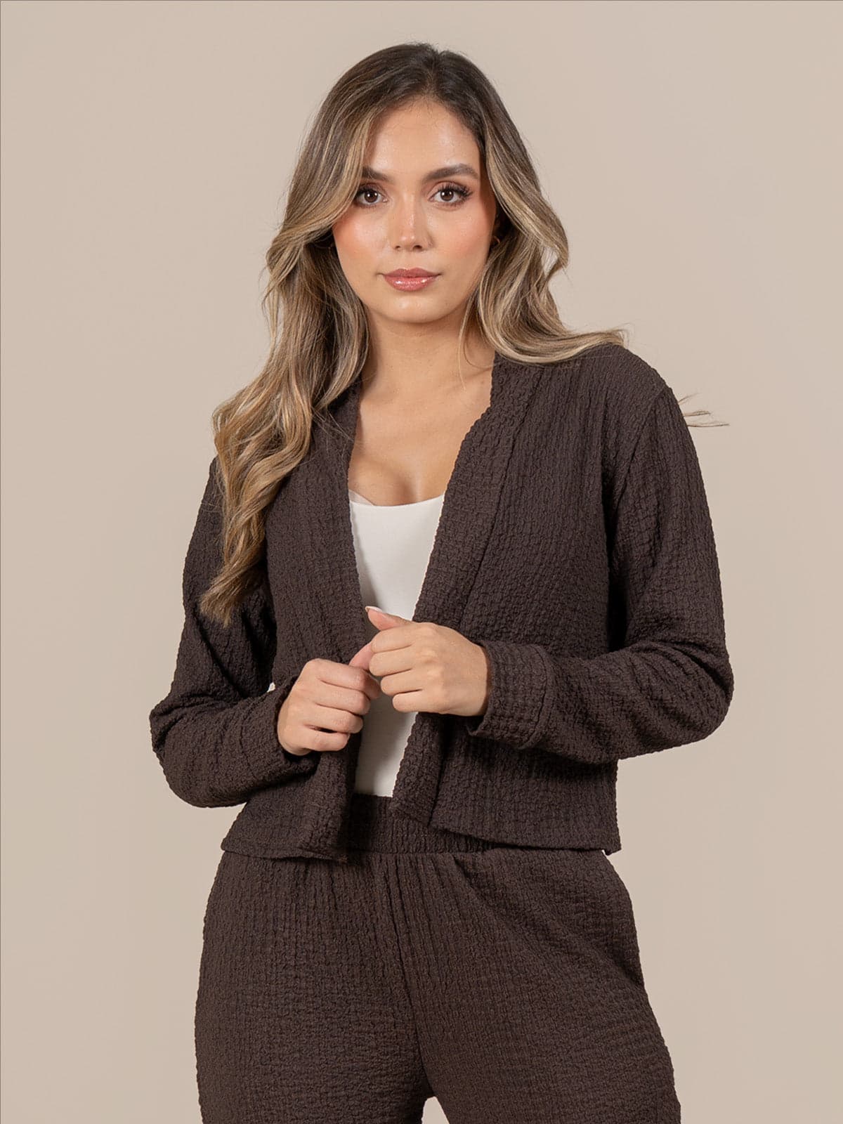 Chaqueta Star Leyva Cafe Oscuro - imagen 1
