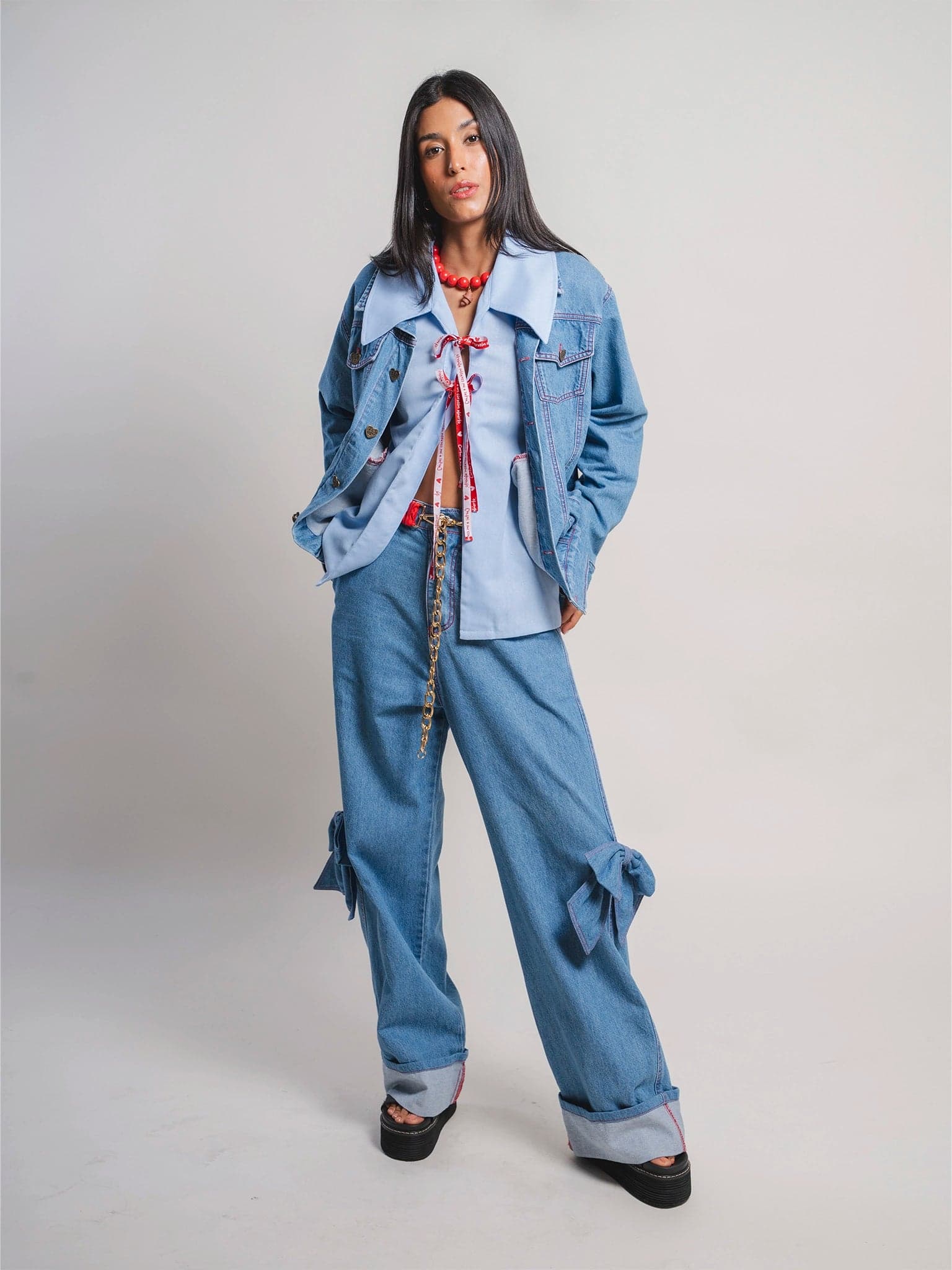 Chaqueta Denim Moño - imagen 5