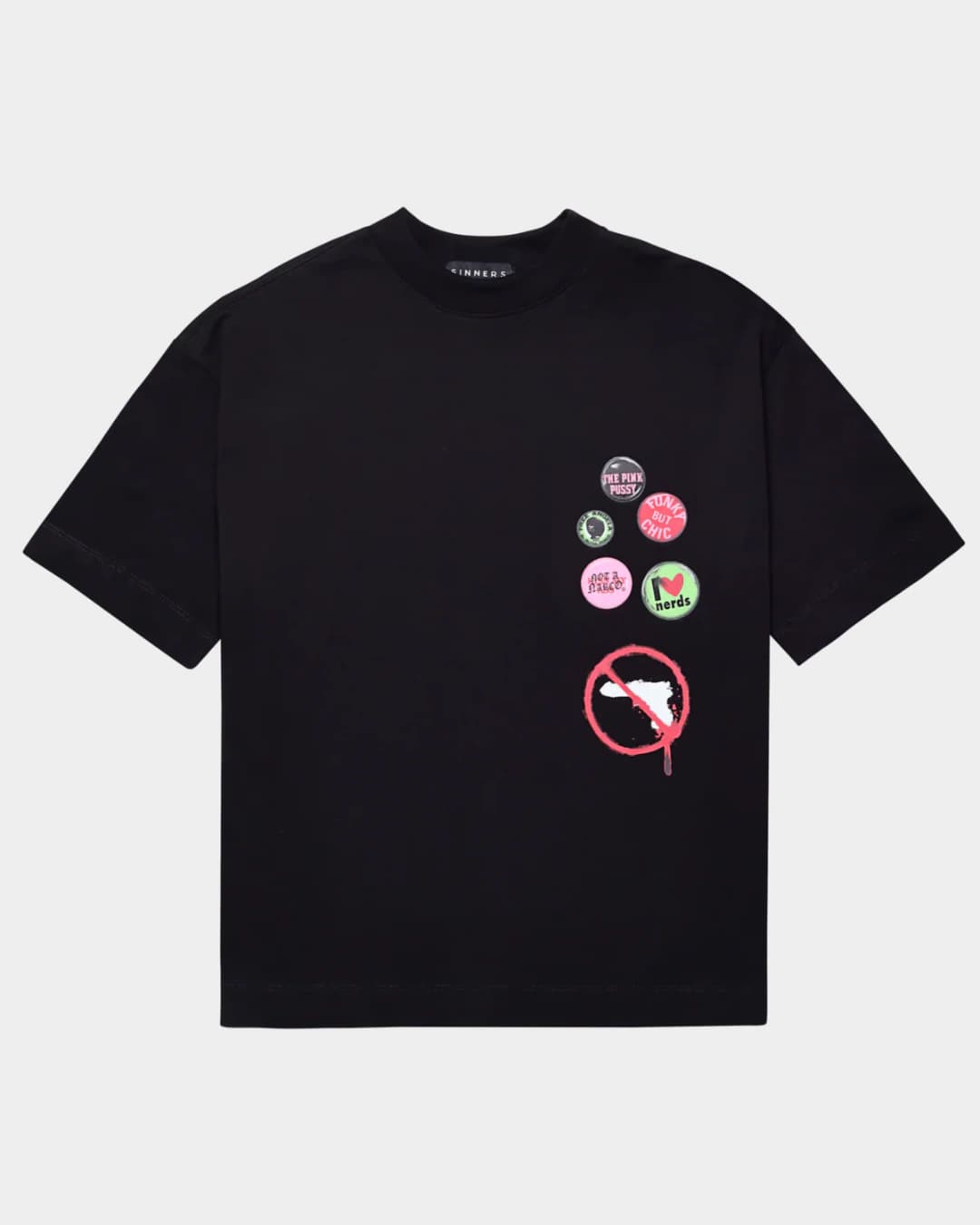STAMPS BLACK T-SHIRT - imagen 3