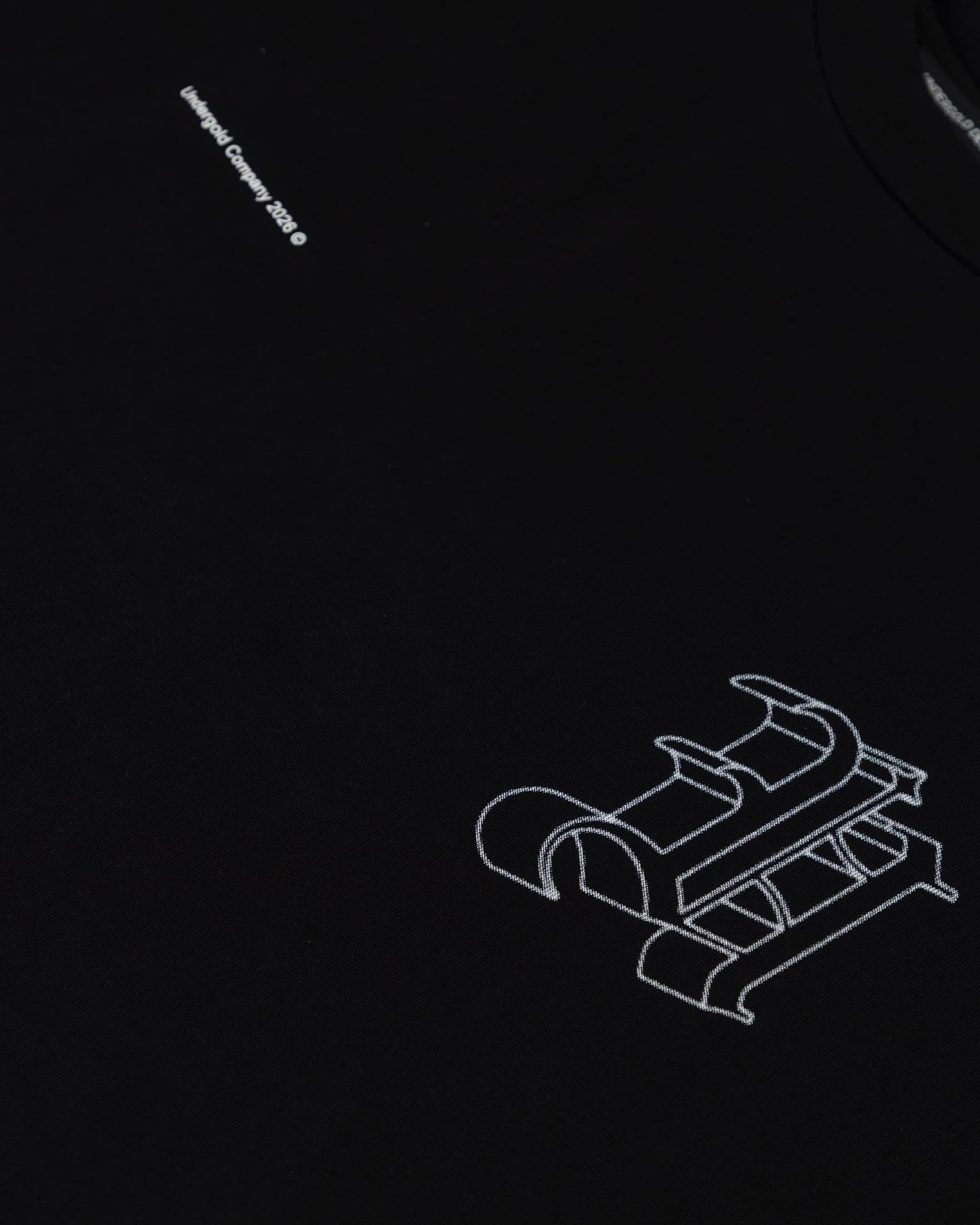 Line Solid U Tshirt Black - imagen 6