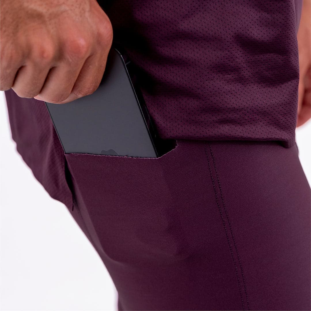 SHORT RUNNING TITÁN EVO CIRUELA PARA HOMBRE - imagen 4