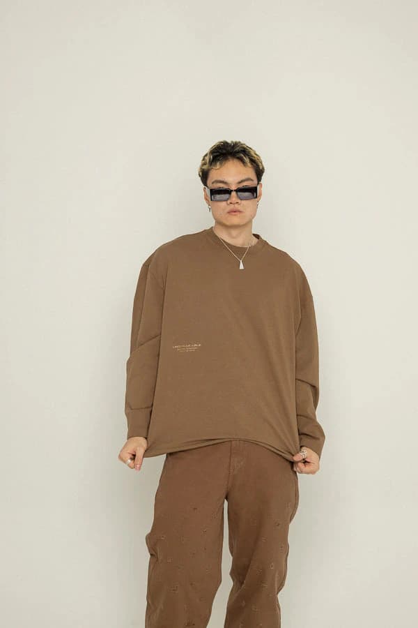 Buzo Unspeakable Long Sleeve-Marrón - imagen 5