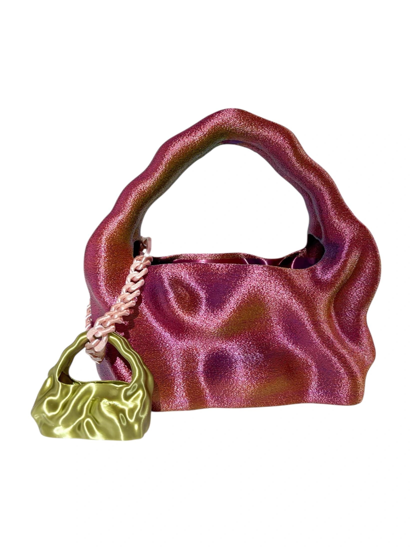 bolso grande cosmic water rojo azul amarillo - imagen 1