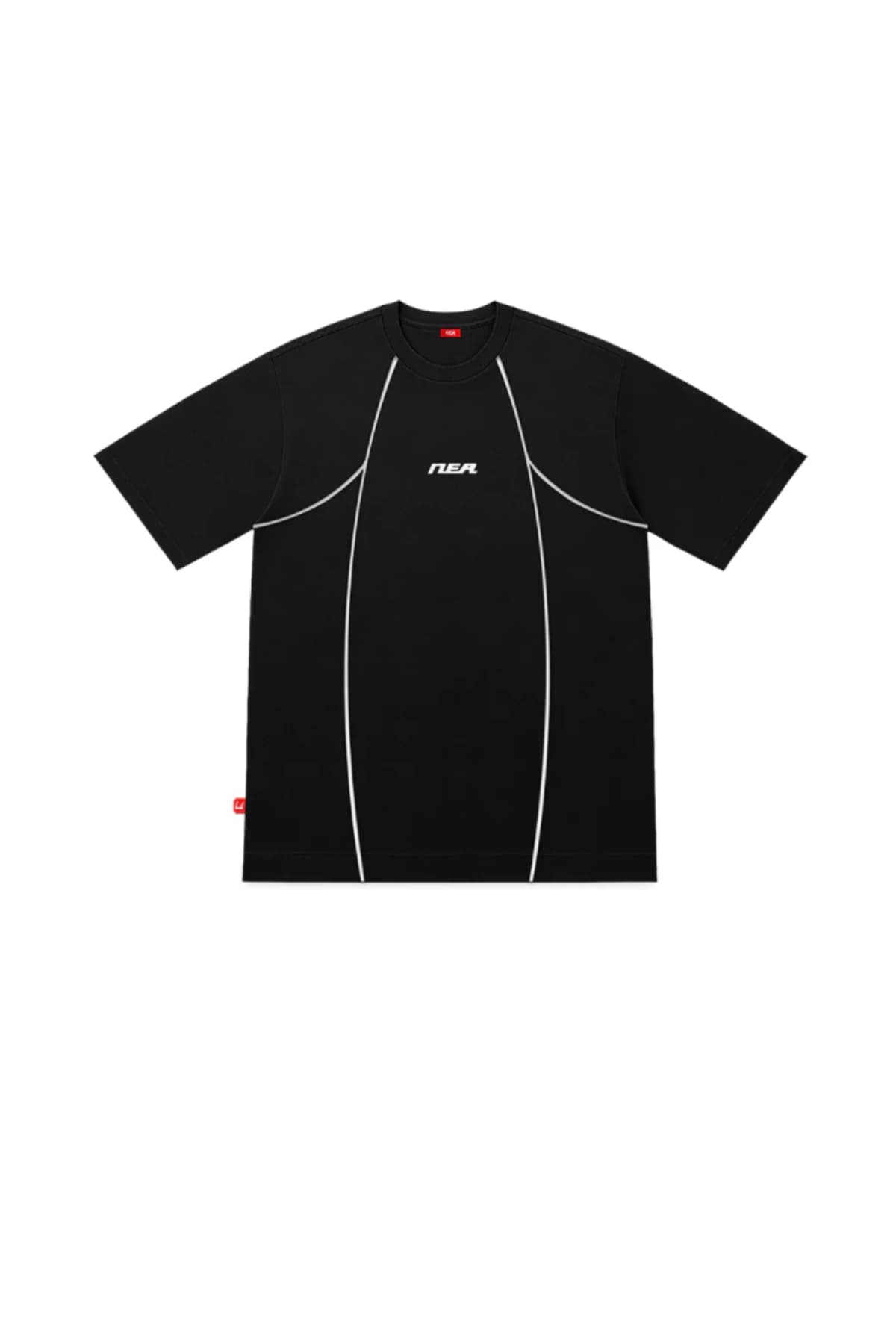 CAMISETA OVERSIZE MASCULINO BLOCK NEGRO NEA - imagen 1