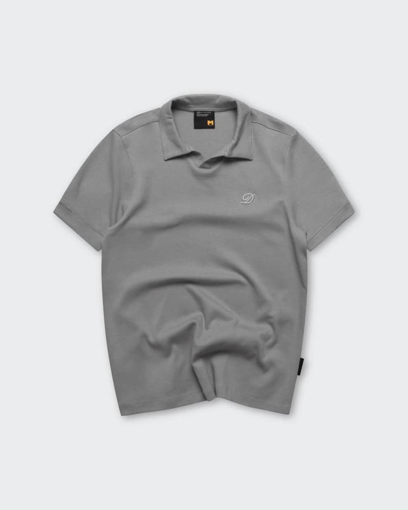 Polo Relaxed Fit Gris Cemento - imagen 5