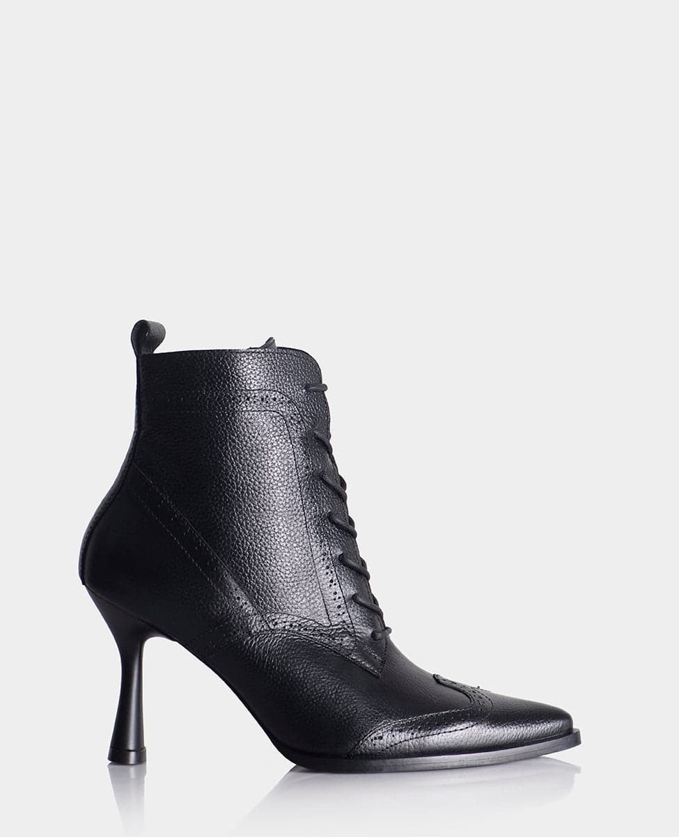 Botin Zia Cuero Negro - imagen 1