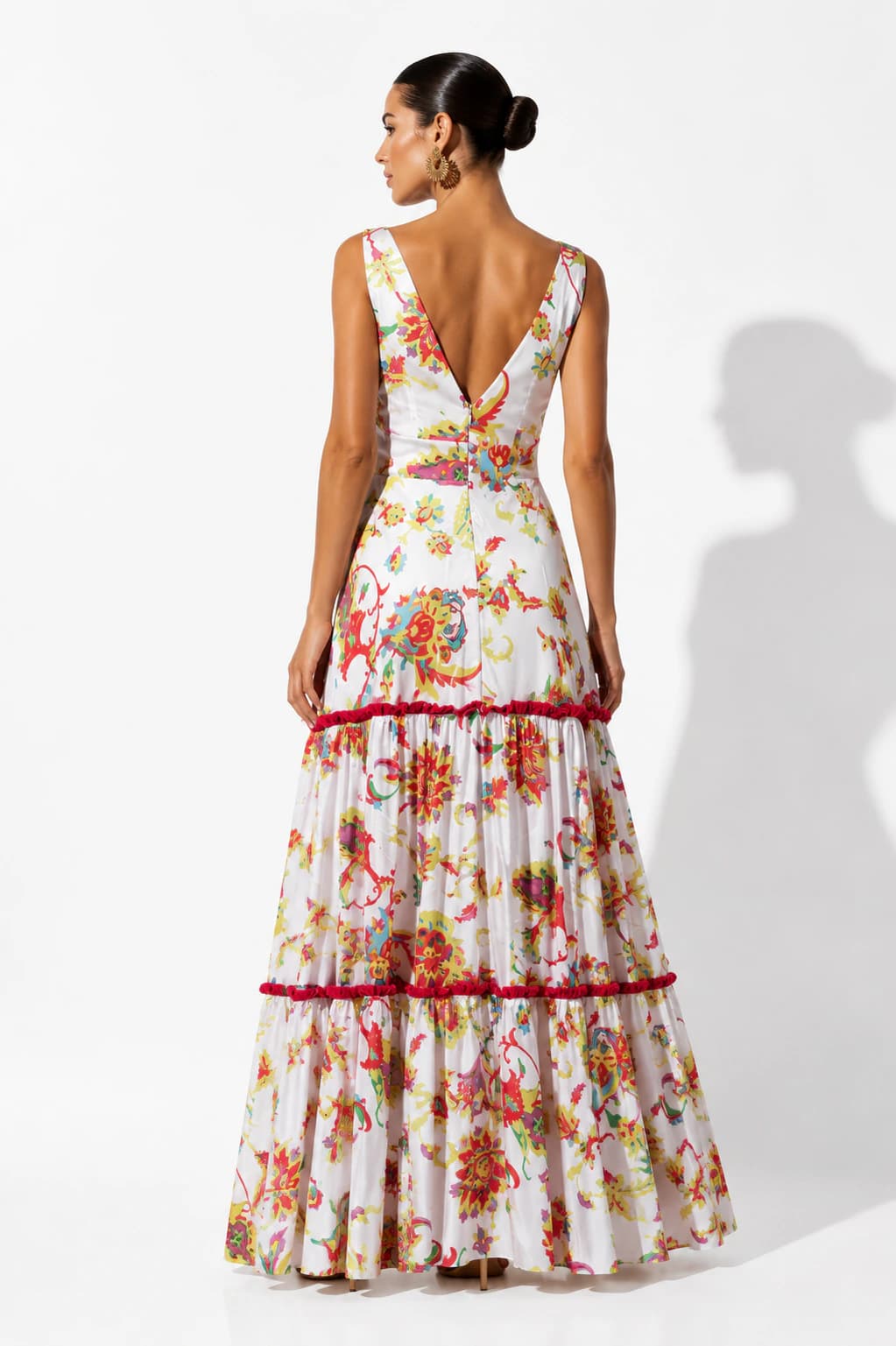 Vestido Alejandra Ll Blanco Estampado - imagen 4