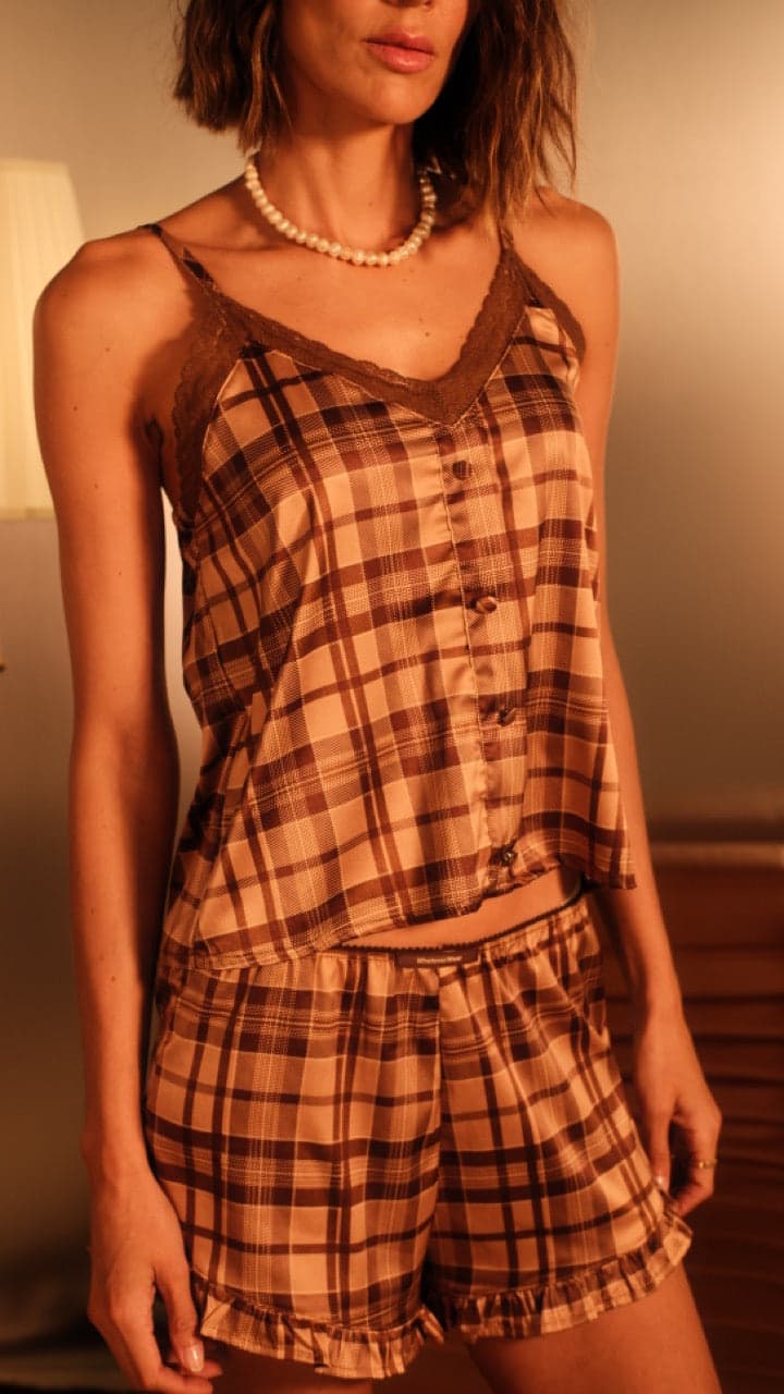 Set Sorrento Sandstone Plaid - imagen 2