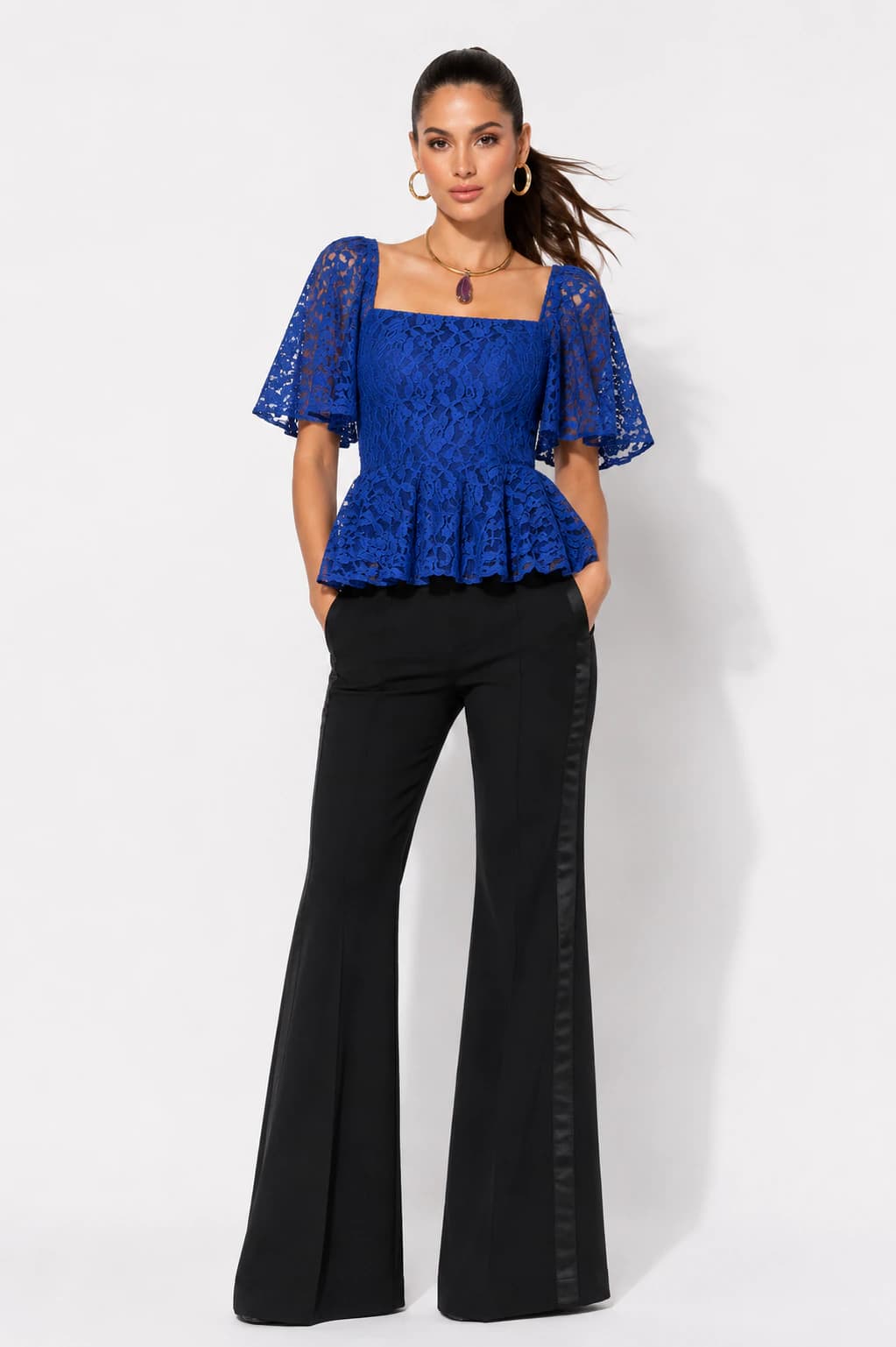 Blusa Thalia Azul Rey - imagen 2