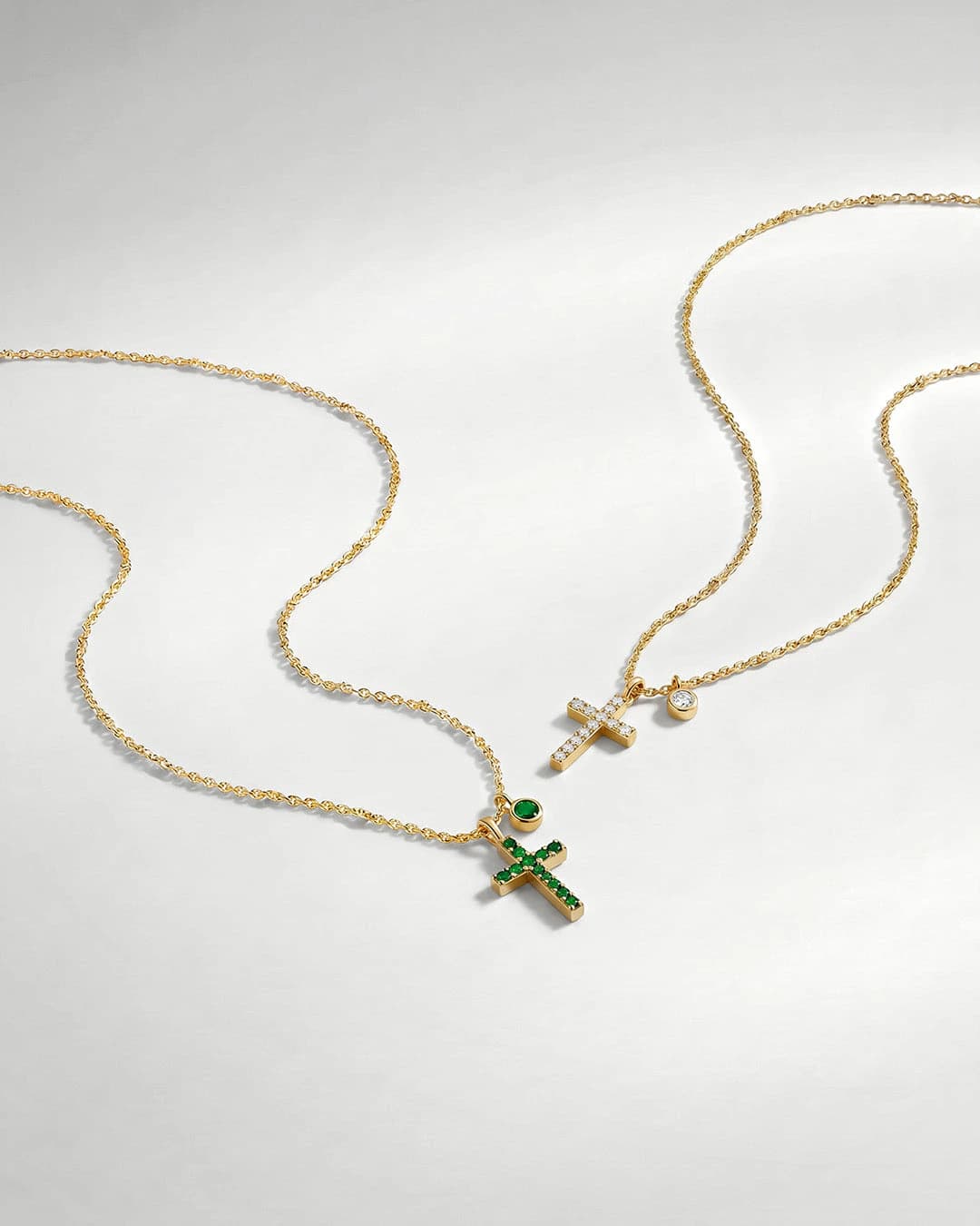 Collar Cruz y Cristal - imagen 1