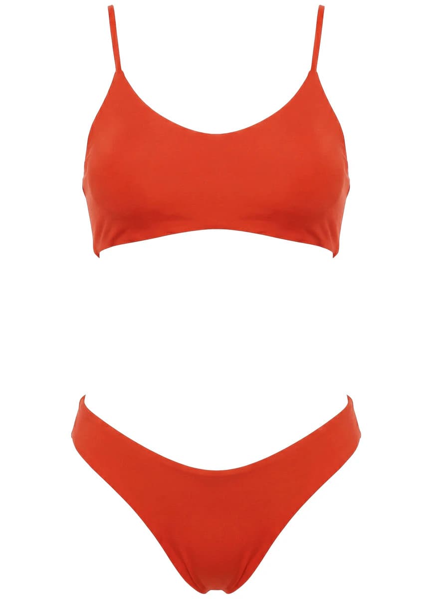 Maaji Stone Blue Splendour Regular Rise Thin Side Bikini Bottom - imagen 5