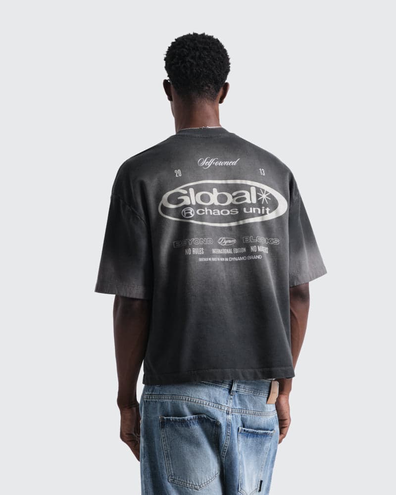 Camiseta Gris Boxy Self-Owned - imagen 3